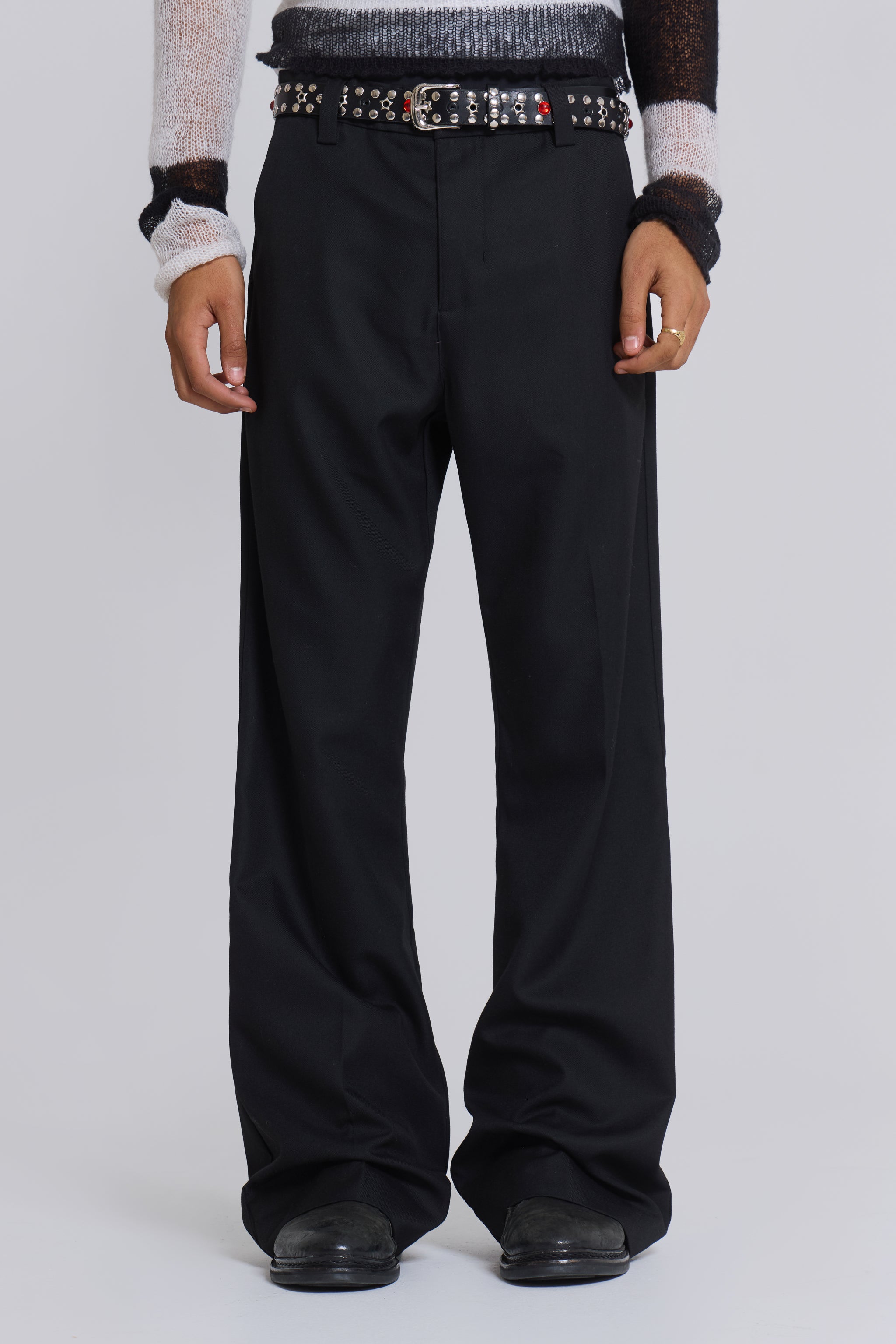Black Stacked Bootcut Suit Pants | Jaded London | Clothing Black Stacked Bootcut Suit Pants | Jaded London | Clothing