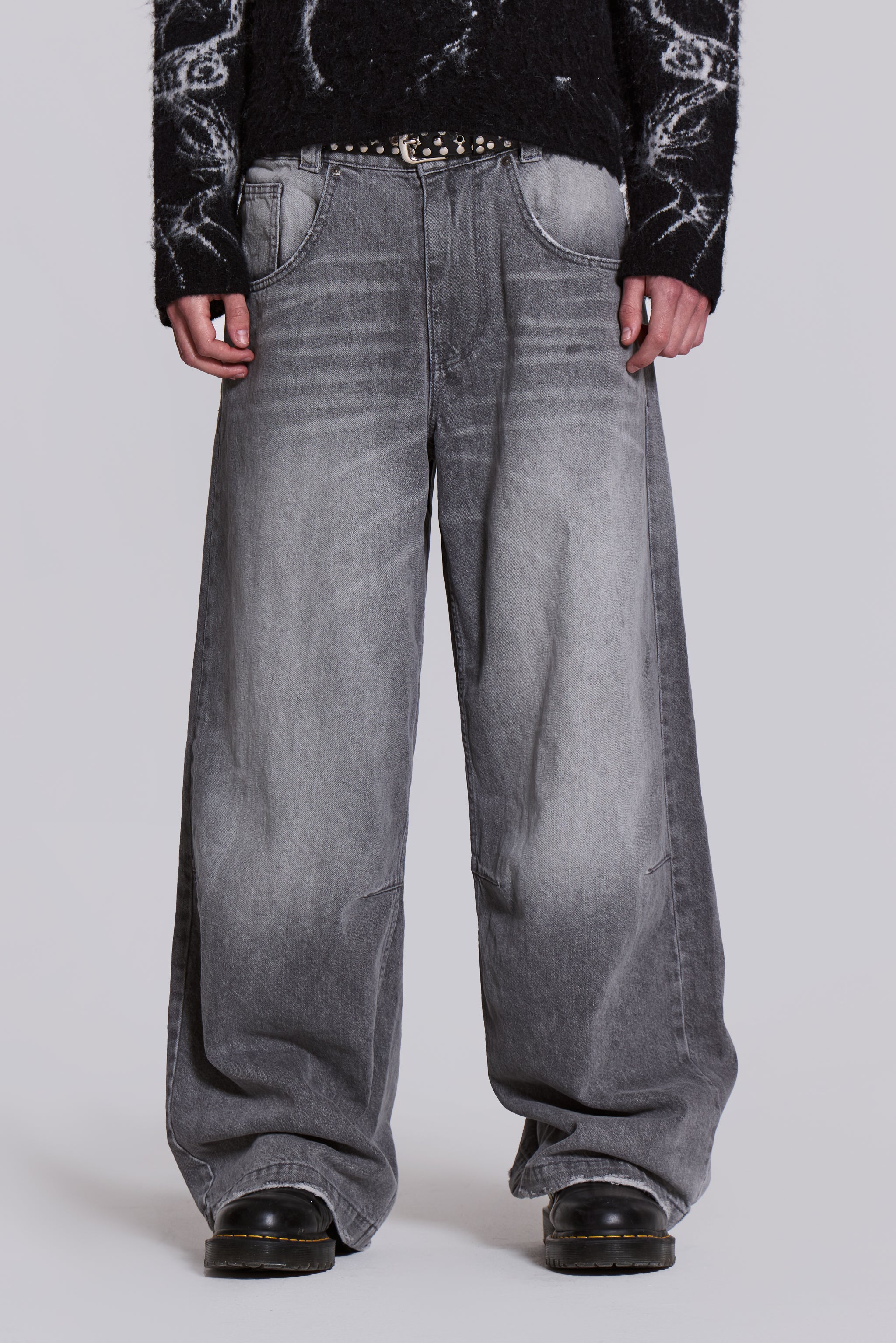 Shop Washed Grey Colossus Jeans | Jaded London | Clothing Shop Washed Grey Colossus Jeans | Jaded London | Clothing