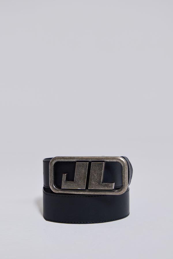 Emblem Leather Belt