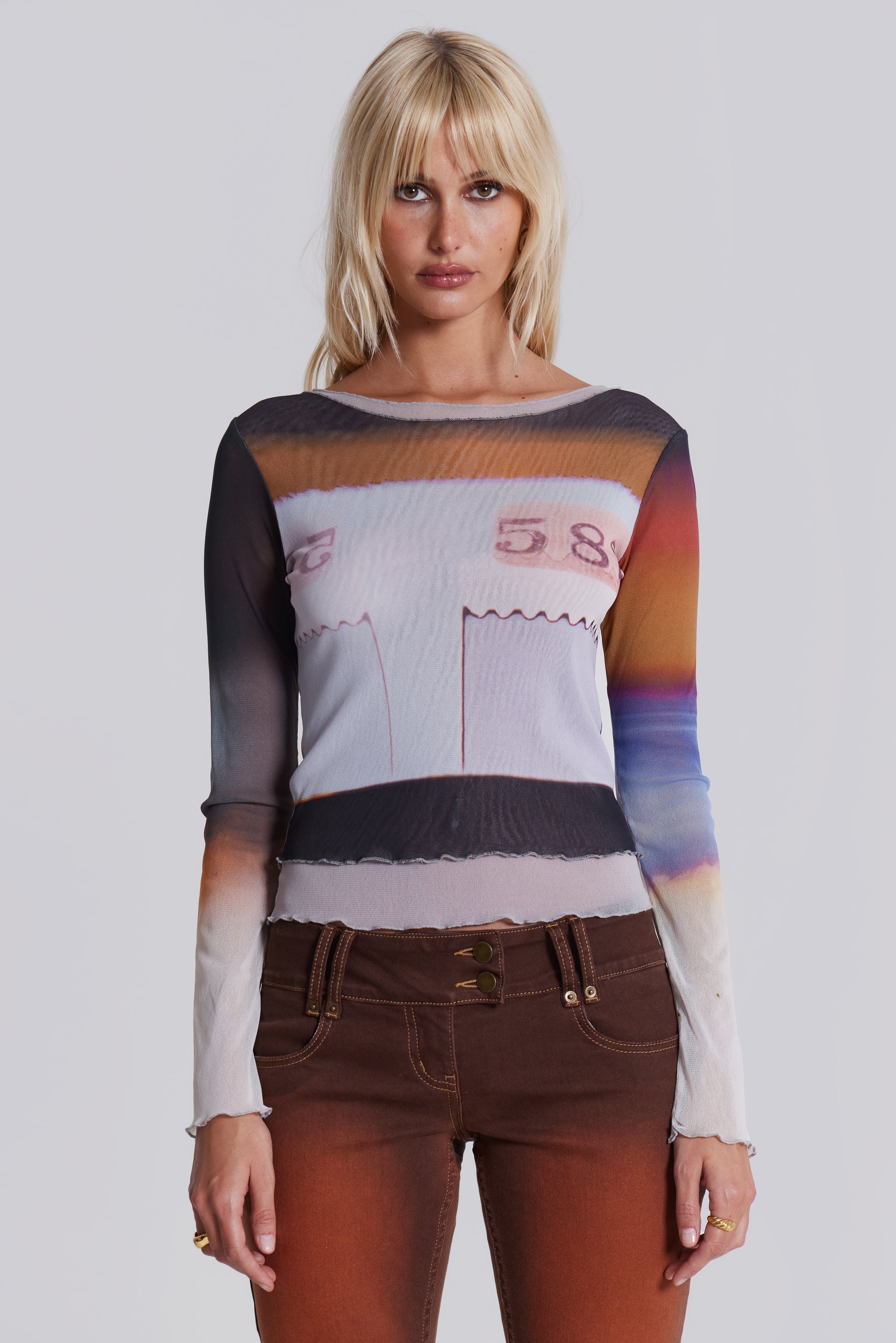 Looking for a pattern like this!! (Top from Jaded London) I tried search  for mesh knit top but all i can find are more grown up patterns. Or any  advice on how