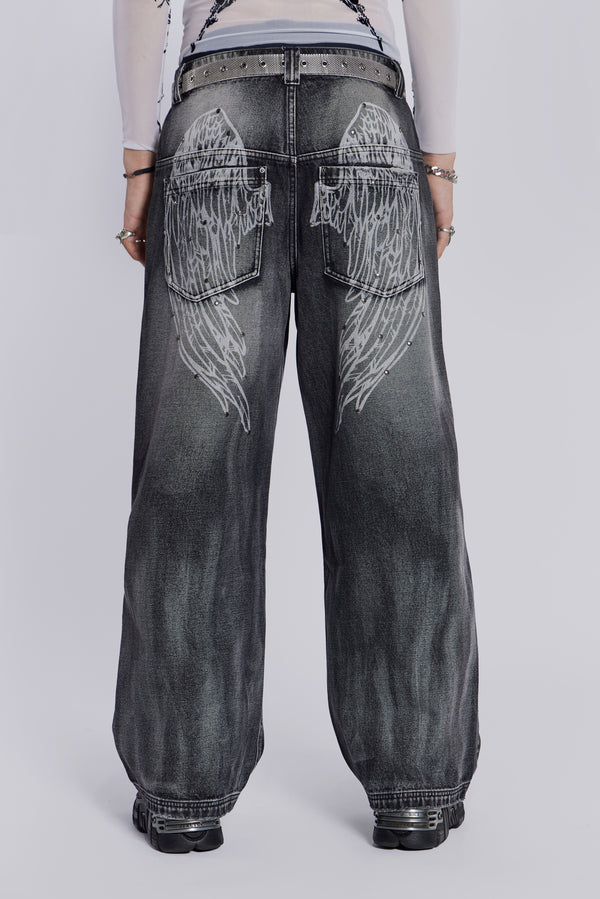 Black Ethereal Colossus Jeans