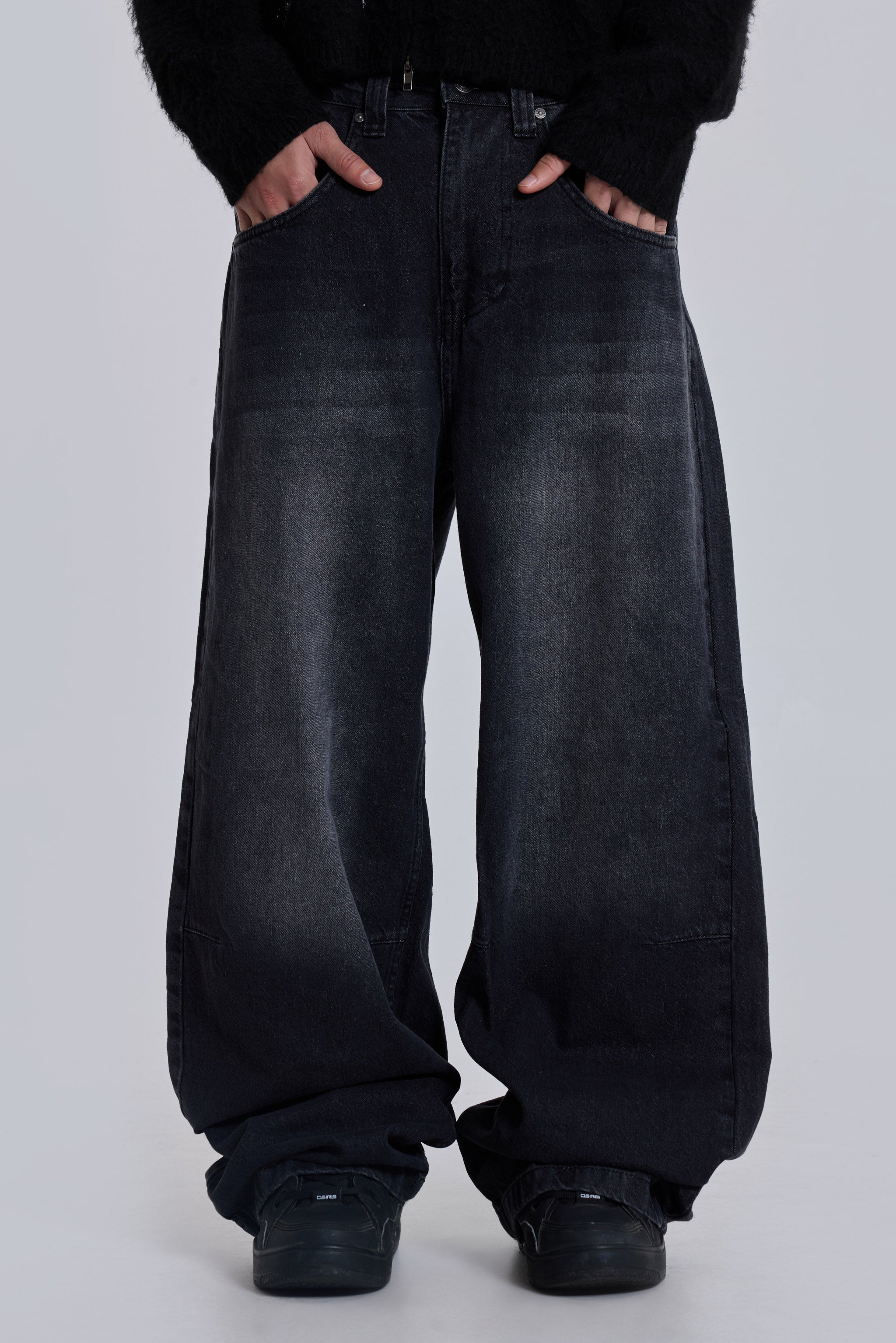 Shop Washed Black Colossus Jeans | Jaded London | Clothing