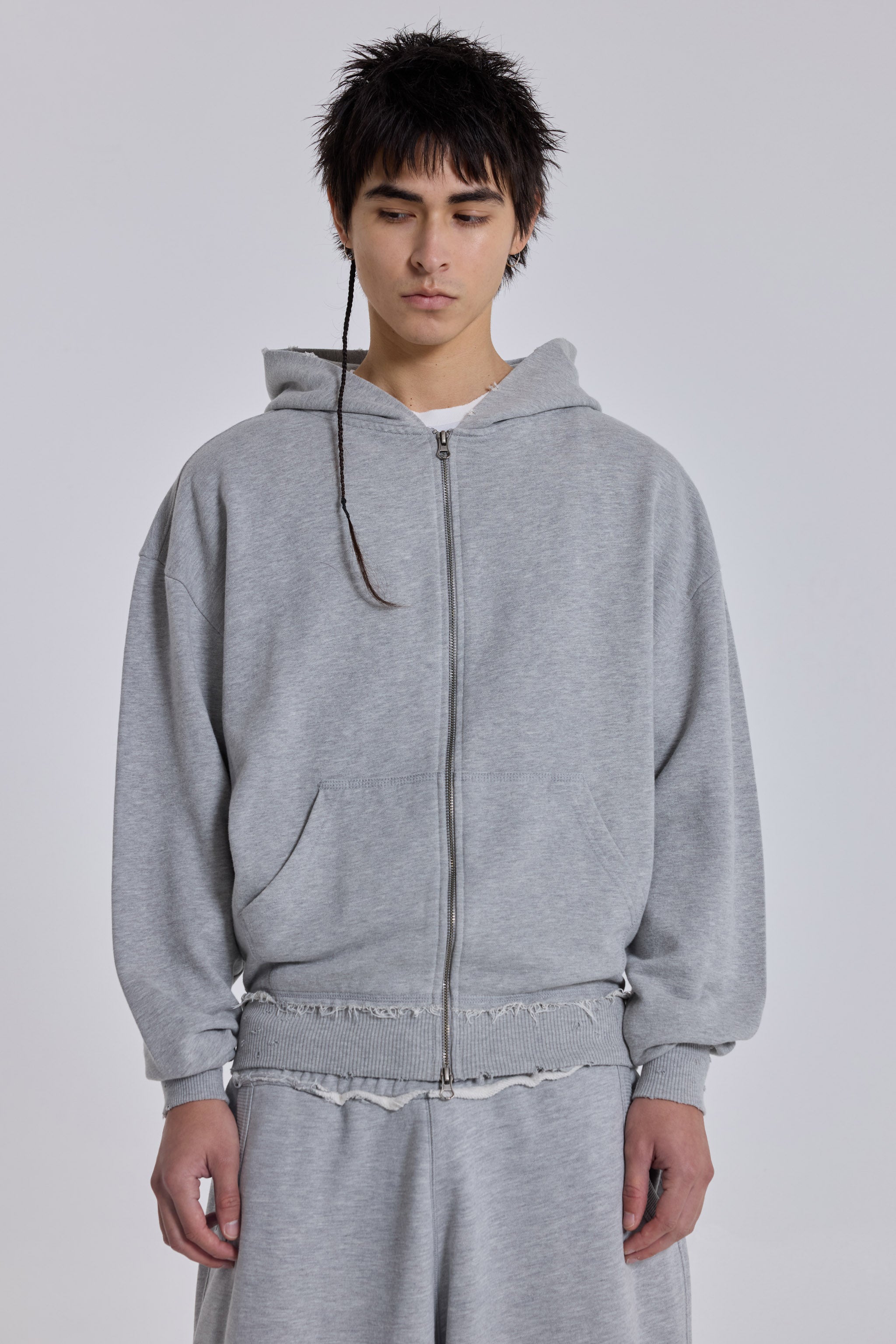Jaded London グレー パーカー XS Grey Oversized Monster Hoodie | Jaded London | Clothing