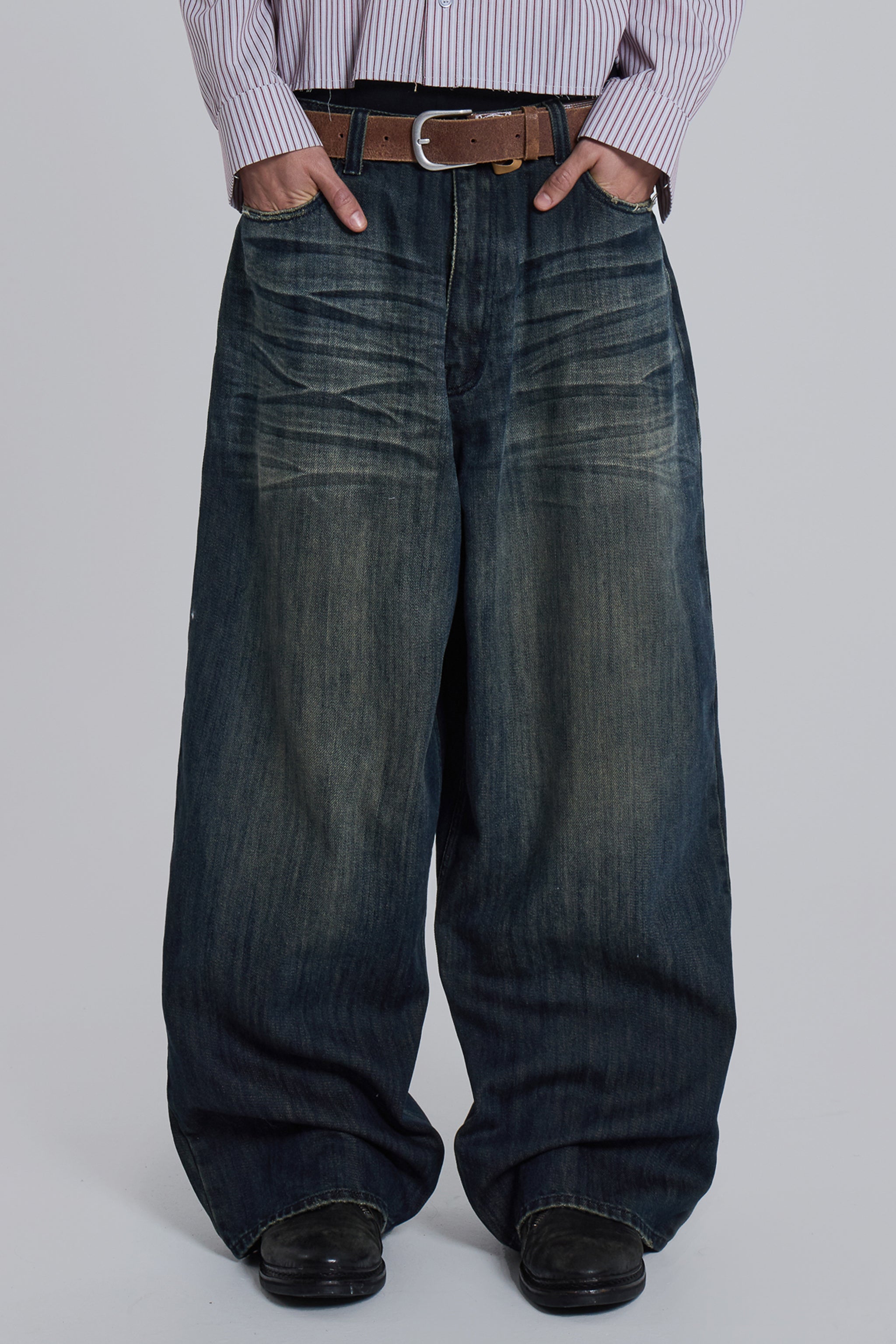 Slub Denim XL Colossus Jeans | Jaded London | Clothing
