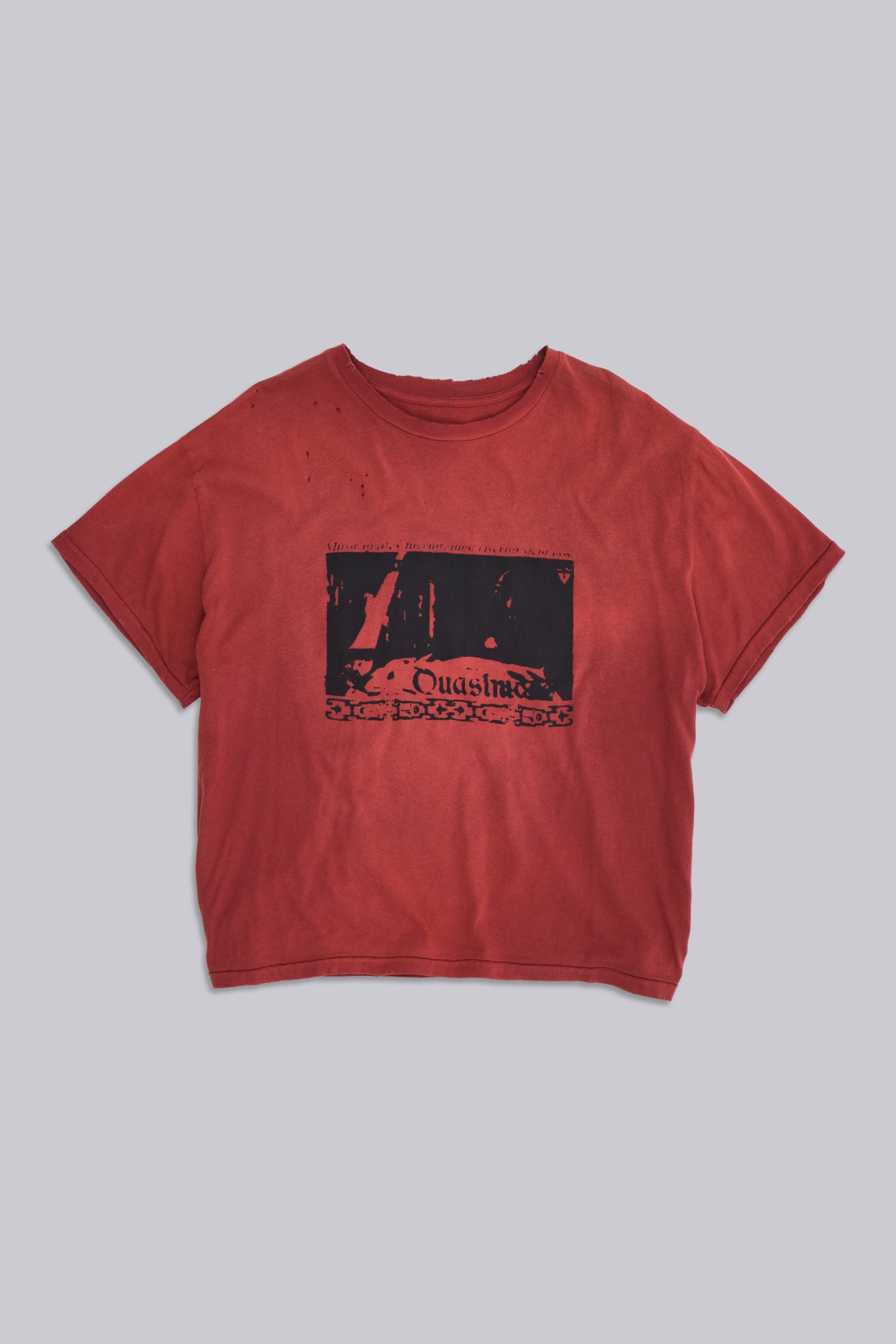Quasi Red Cropped T-Shirt | Jaded London | Clothing