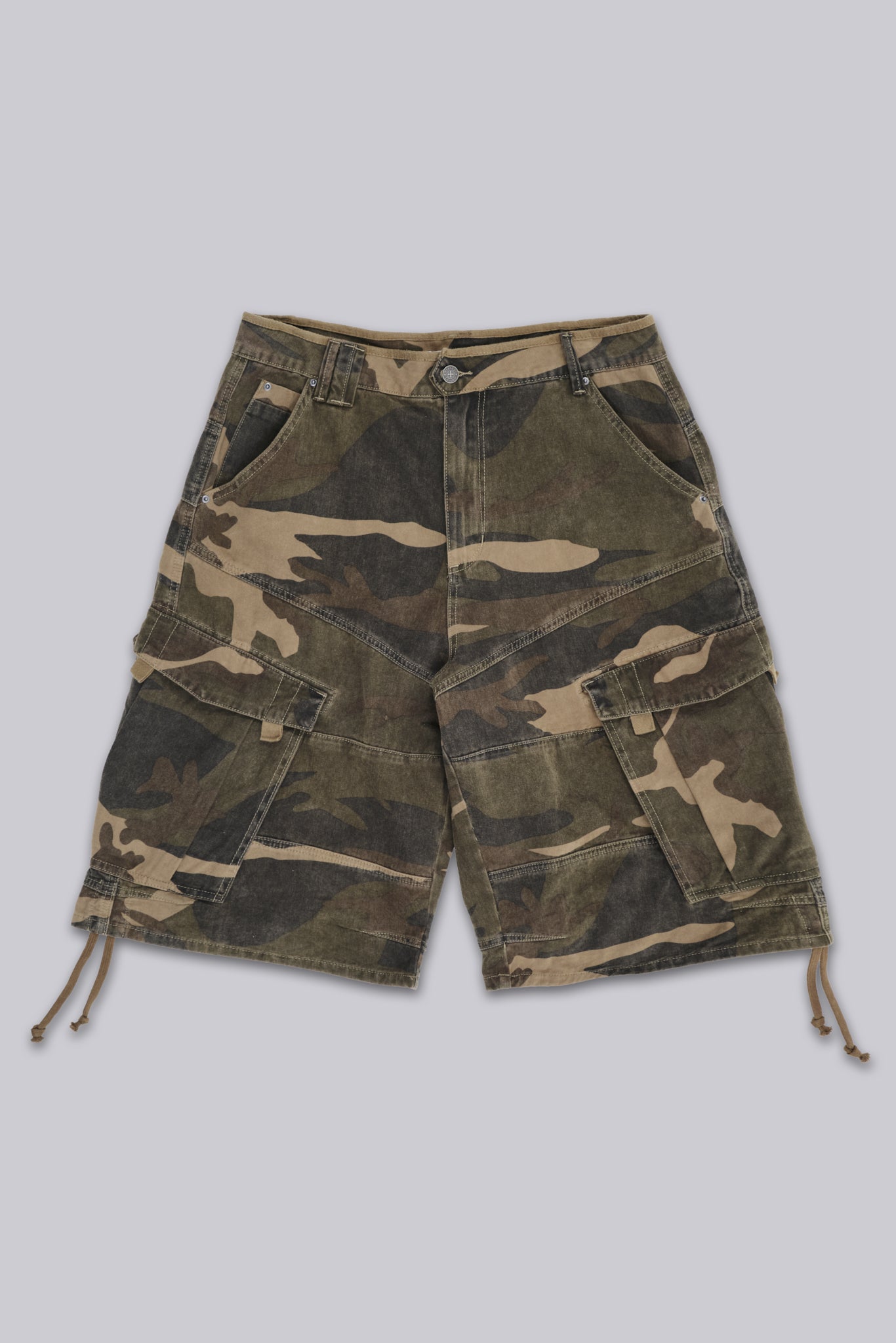 Shop Cadet Camo Baggy Shorts | Jaded London | Clothing