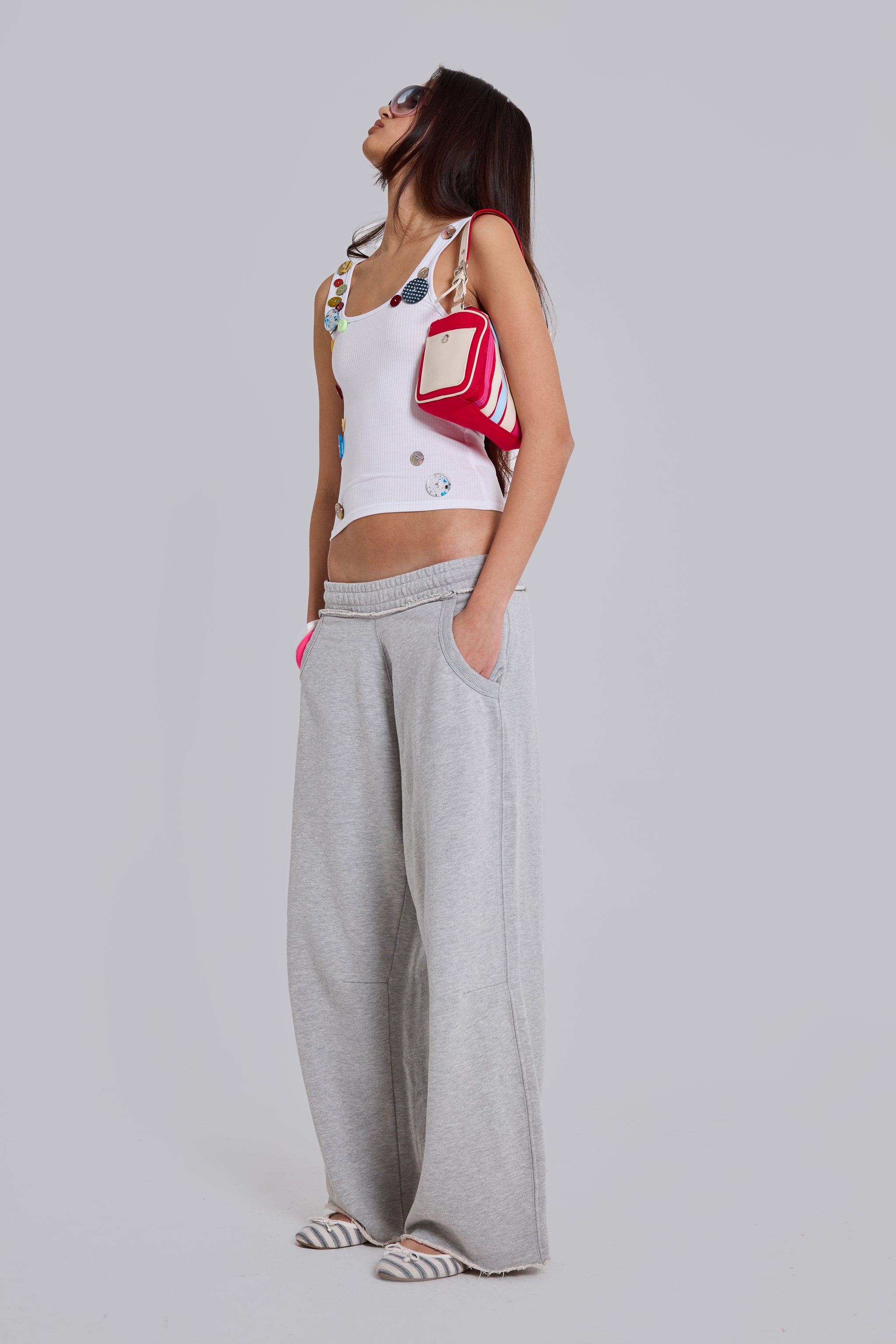 Shop Grey Marl Monster Joggers | Jaded London | Clothing