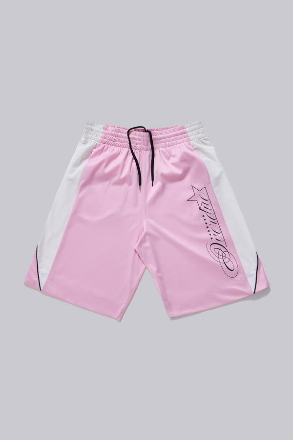 Pink Overdue Basketball Shorts