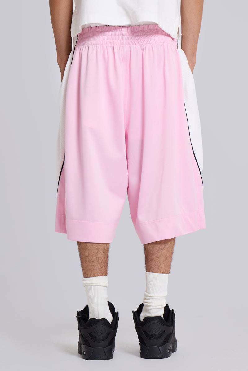 Pink Overdue Basketball Shorts