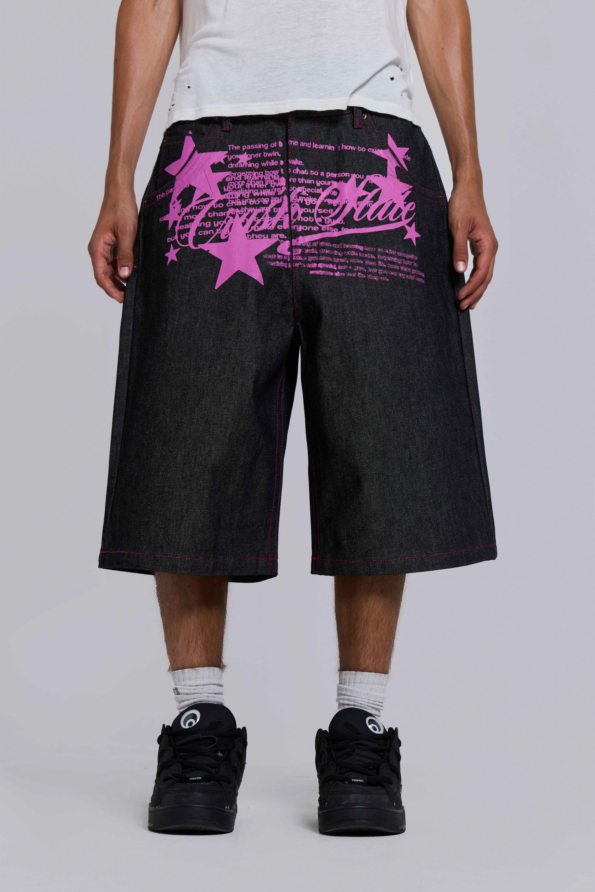 Crush State Colossus Jorts | Jaded London | Clothing