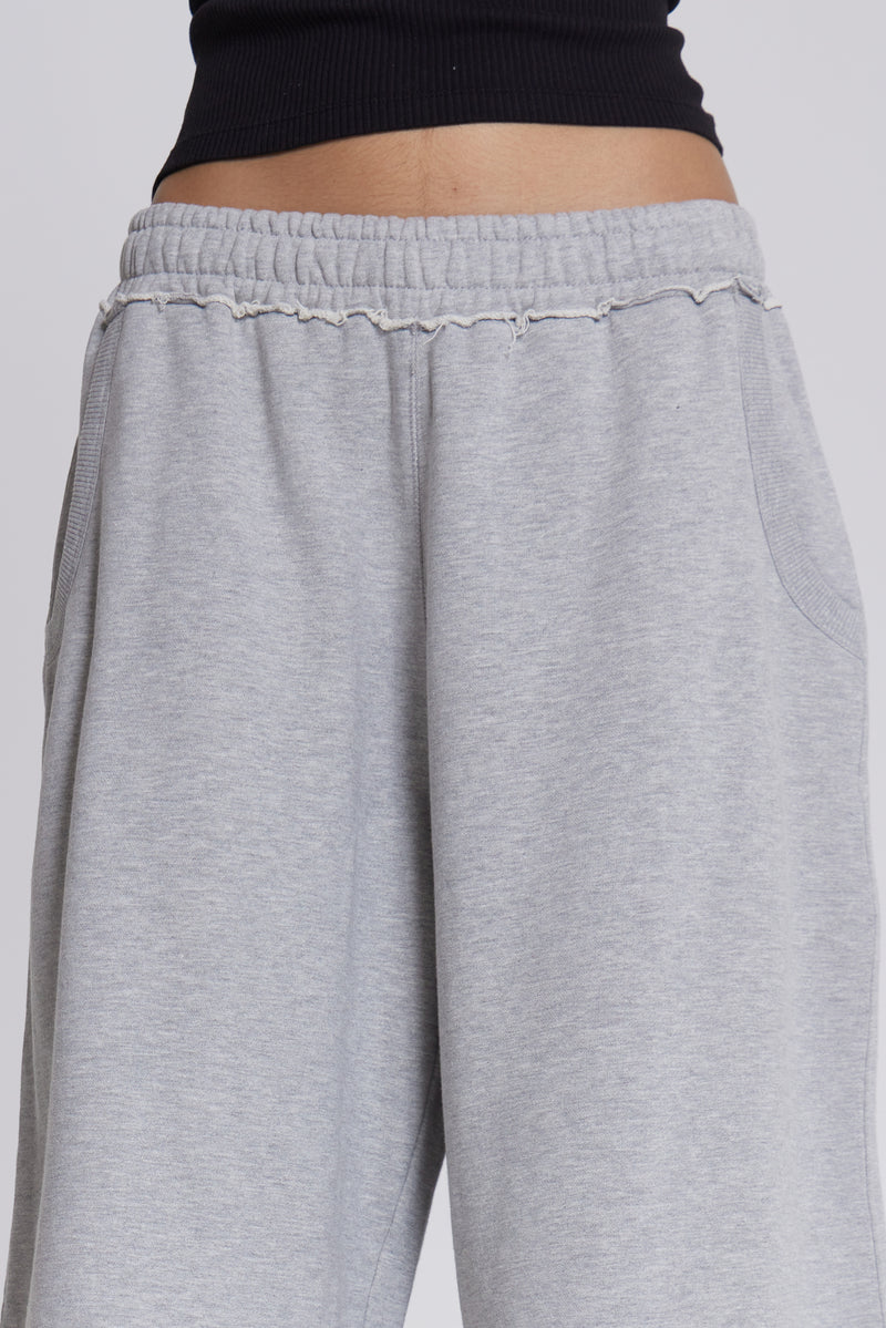 Grey Marl Colossus Jogger Shorts