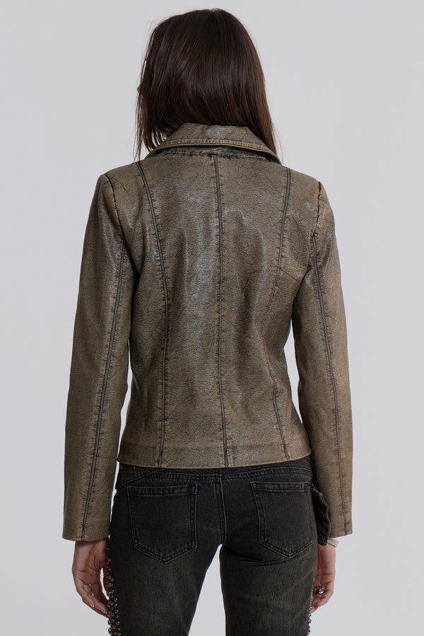 Cannon Faux Leather Jacket