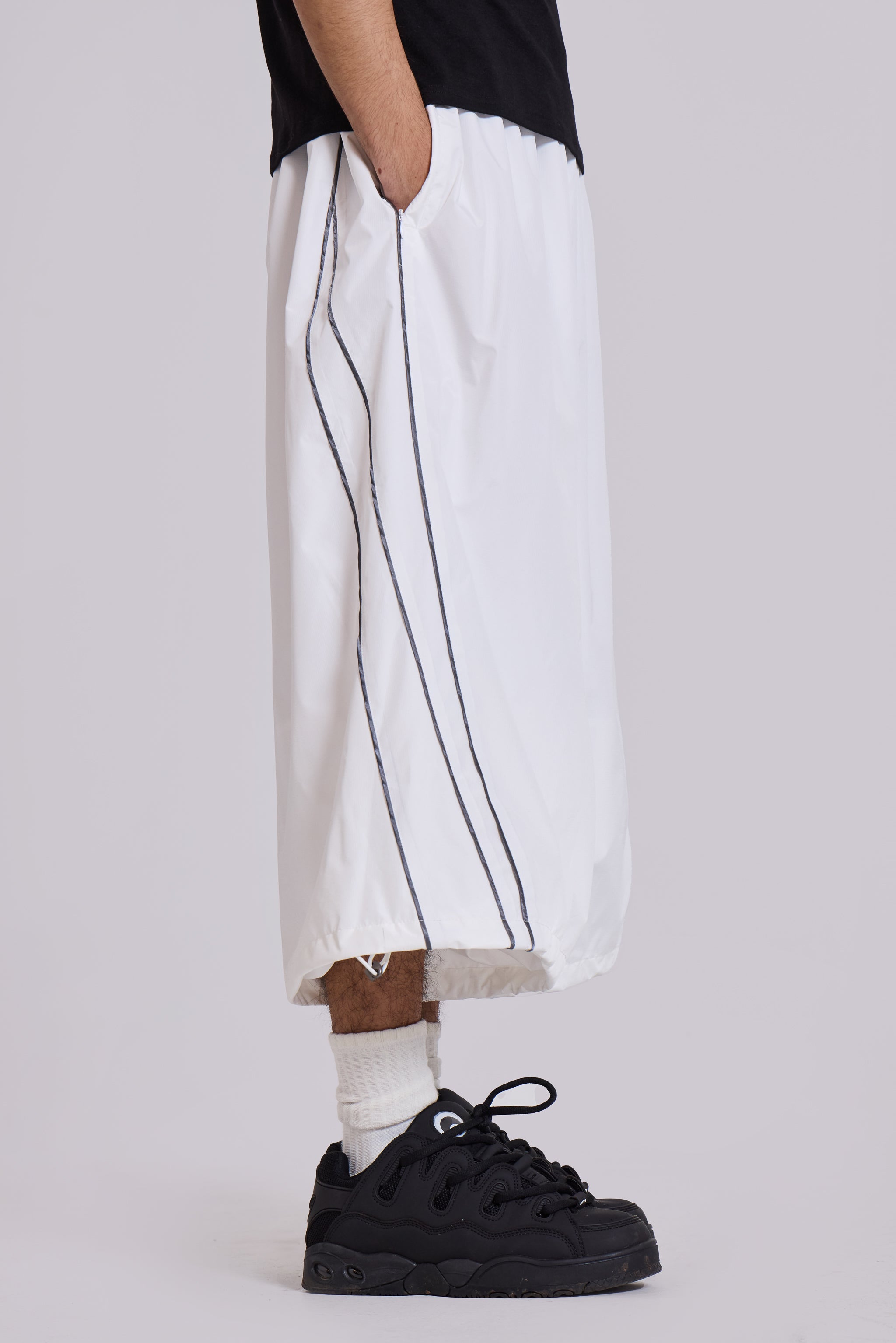 JadedLondon 【Black Vapor 3/4 Shorts】 Black Vapor 3/4 Shorts | Jaded London | Clothing