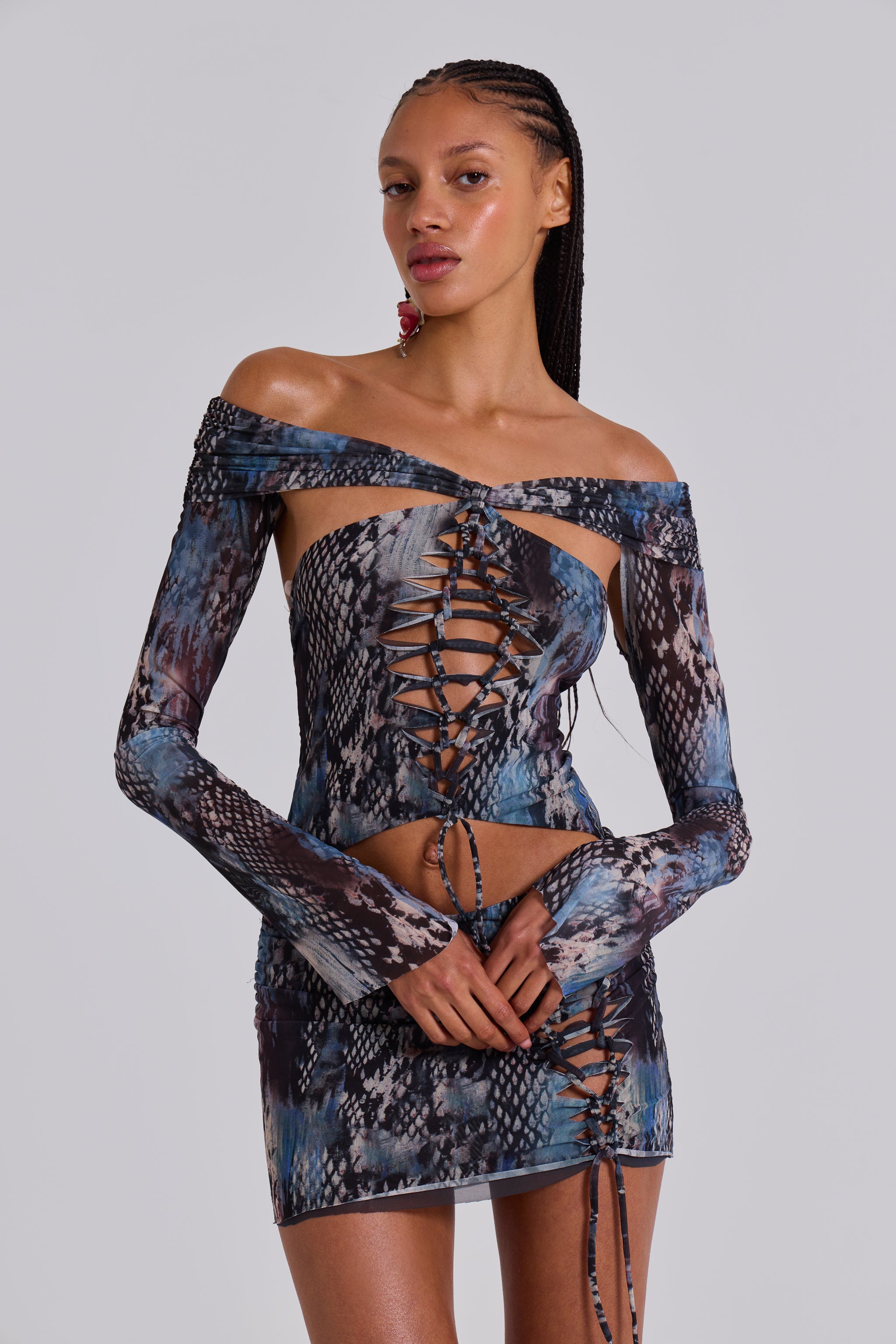 jaded london dress long sleeve Jaded London Medusa Long Sleeve by Jaded London