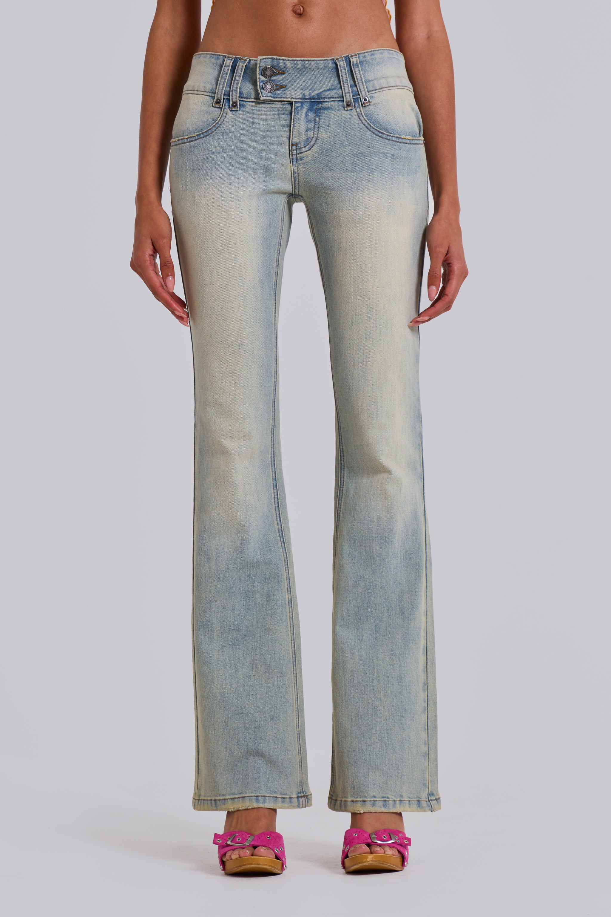 Shop Light Wash Thirteen Jeans | Jaded London | Clothing