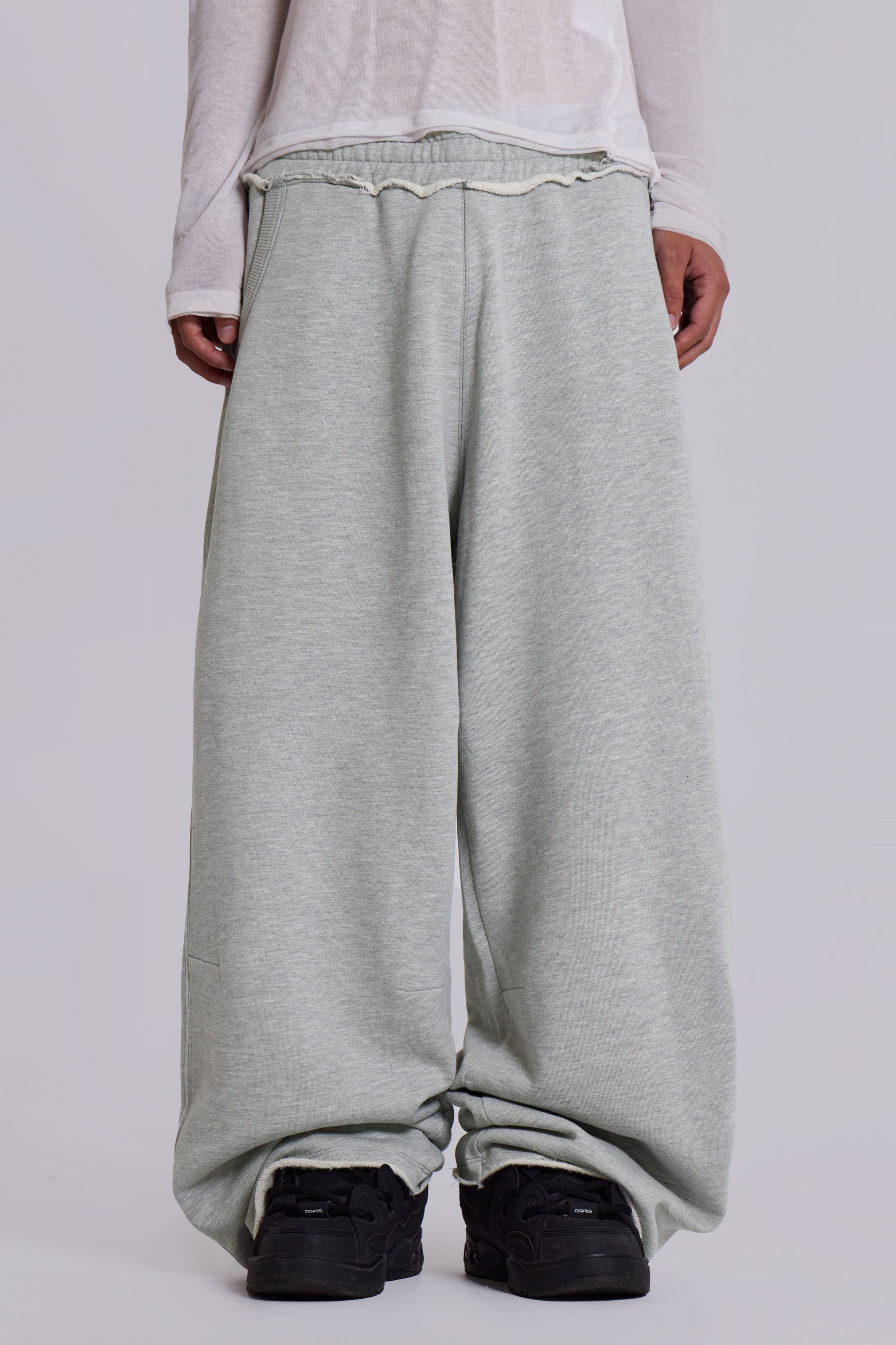 Shop Grey Marl Monster Joggers | Jaded London | Clothing