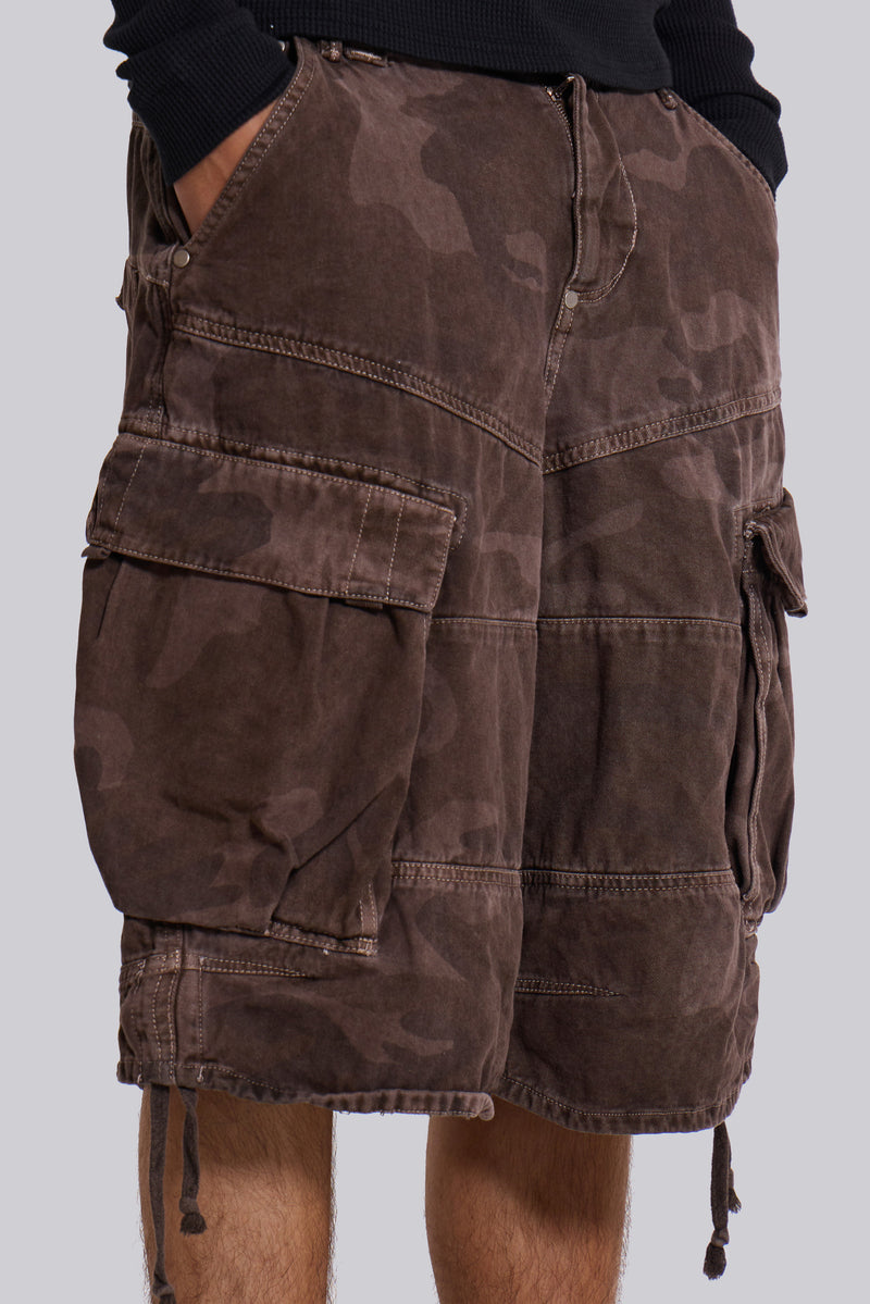 Cadet Brown Camo Shorts