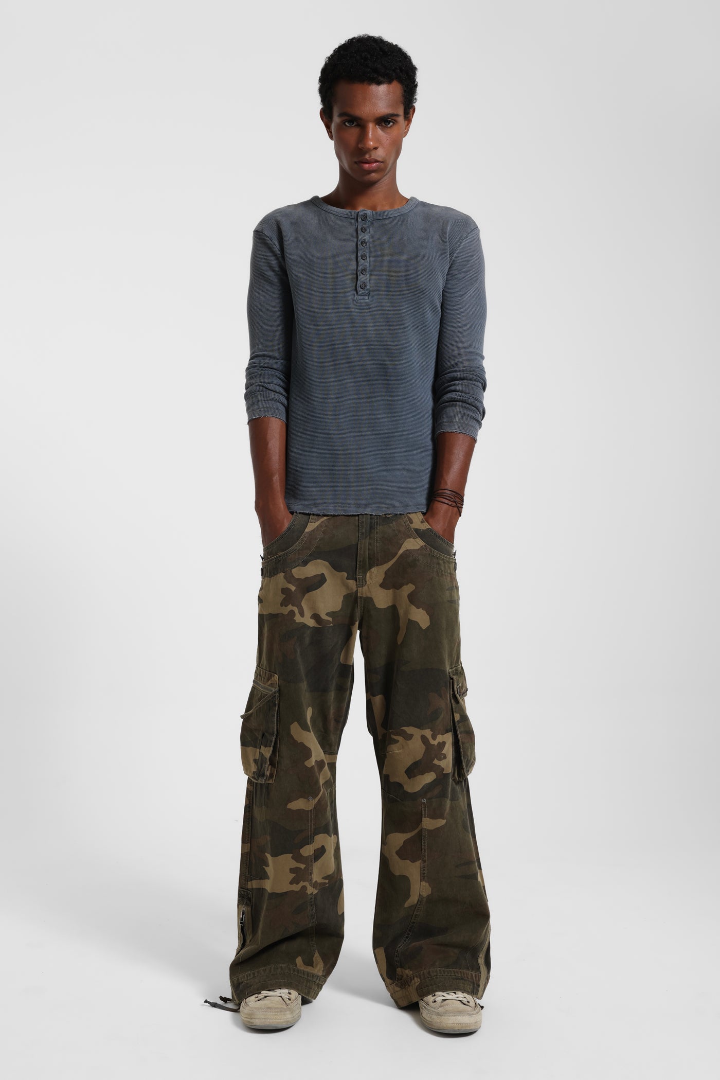 Shop Trooper Camo Cargo Pant | Jaded London | Clothing