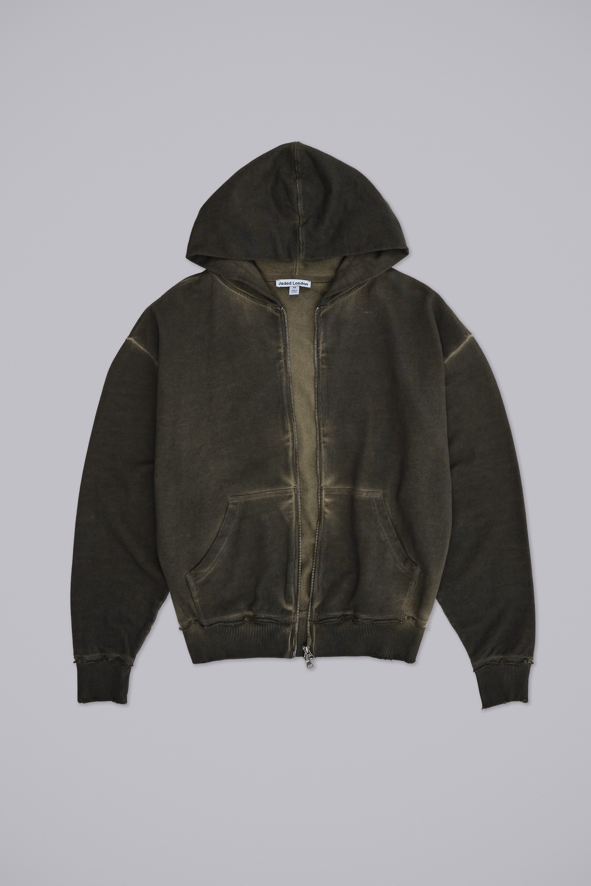 Khaki Oversized Monster Hoodie | Jaded London | Clothing