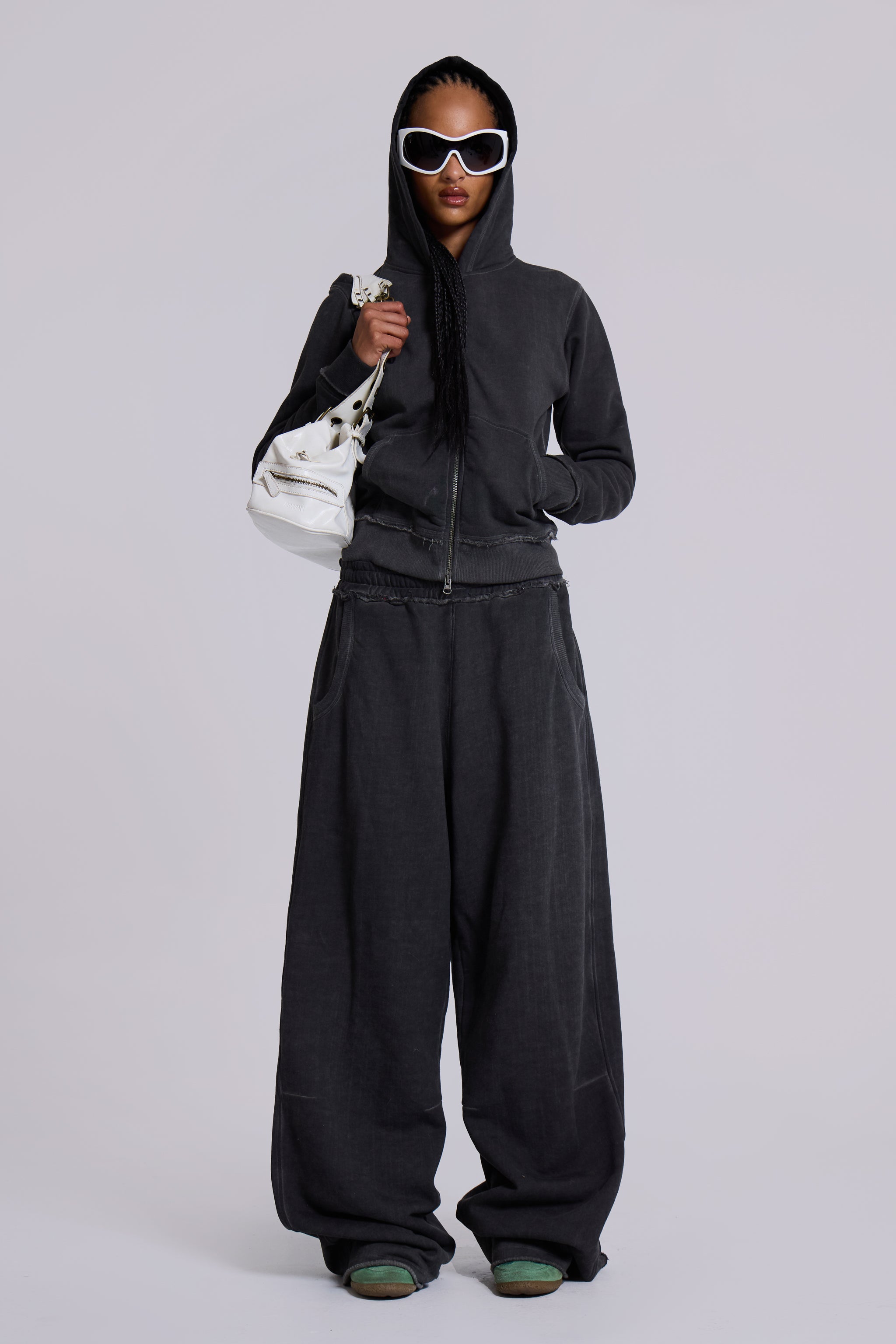 Anthracite Monster Joggers | Jaded London | Clothing