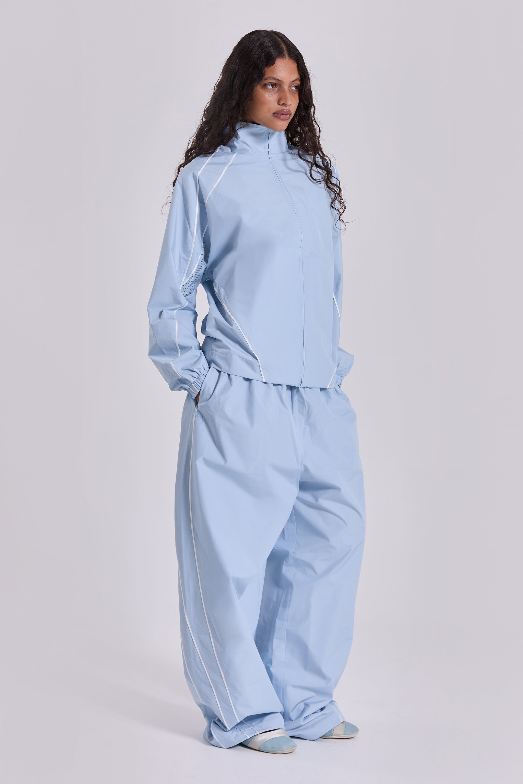 パンツ 1xblue EYELET TRACKSUIT BOTTOMS Eyelet Tracksuit Bottoms – 1XBLUE