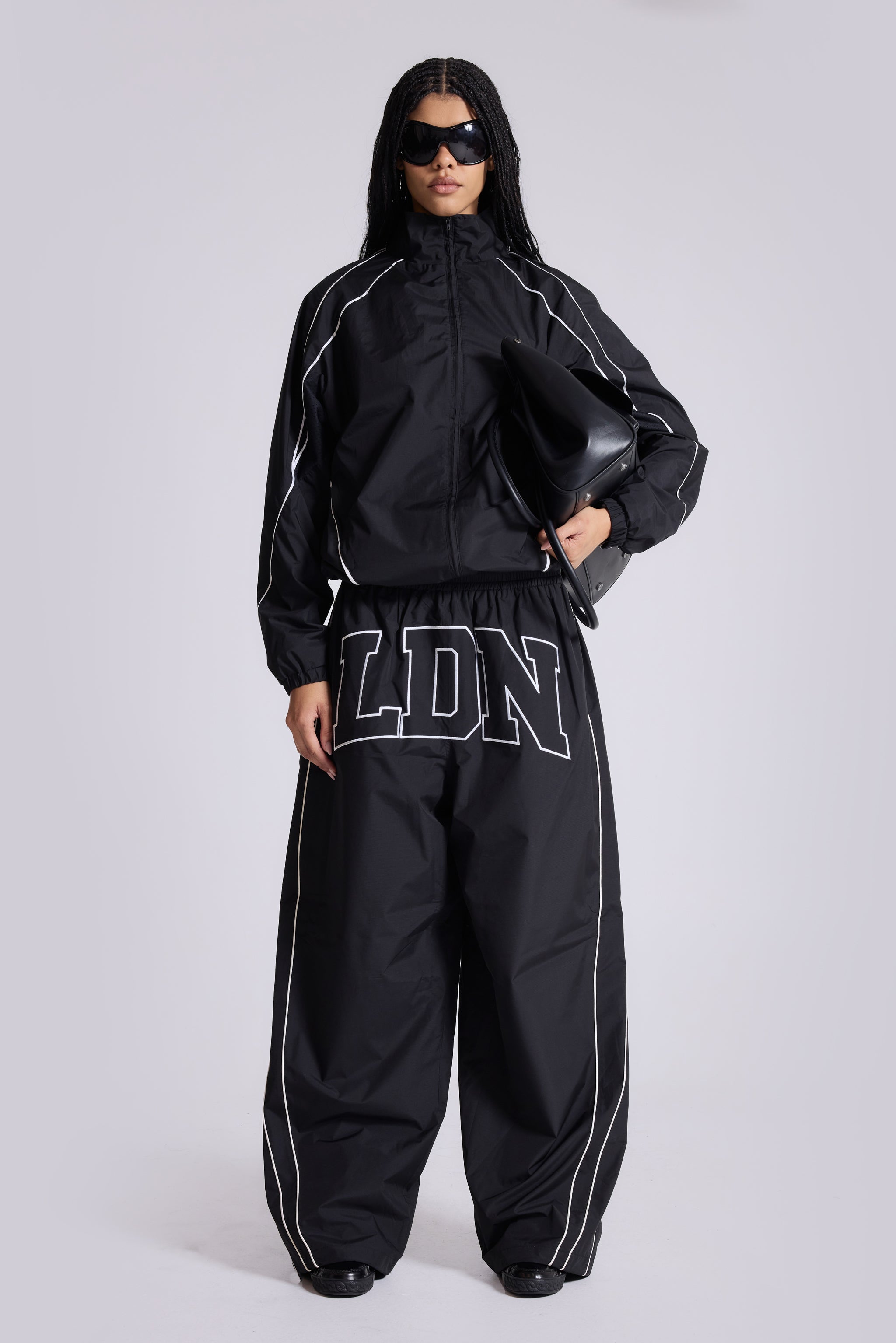 Black LDN Vapor Joggers | Jaded London | Clothing