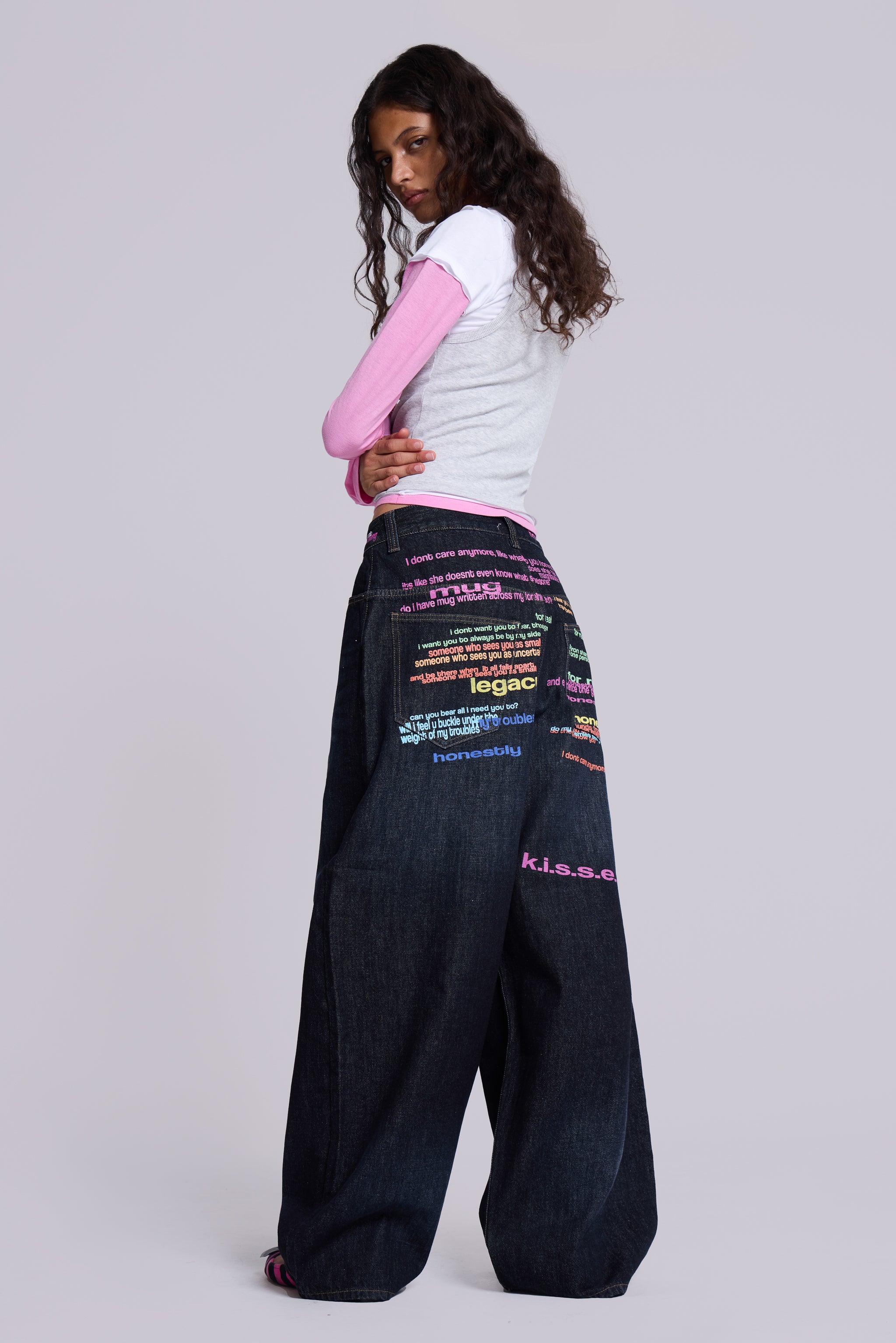 2013 Indigo XL Colossus Jeans | Jaded London | Clothing