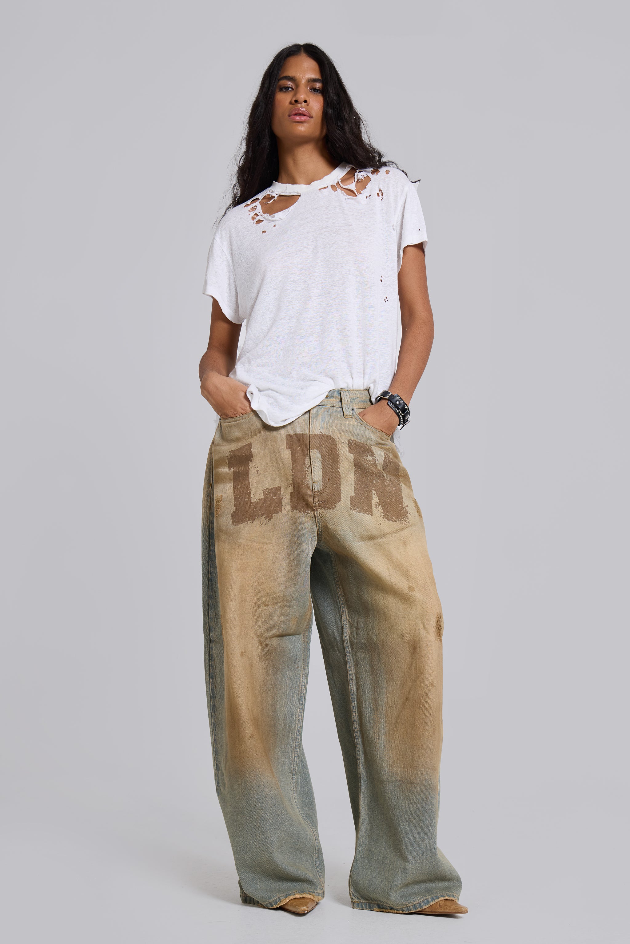LDN Mud Colossus Jeans | Jaded London | Clothing