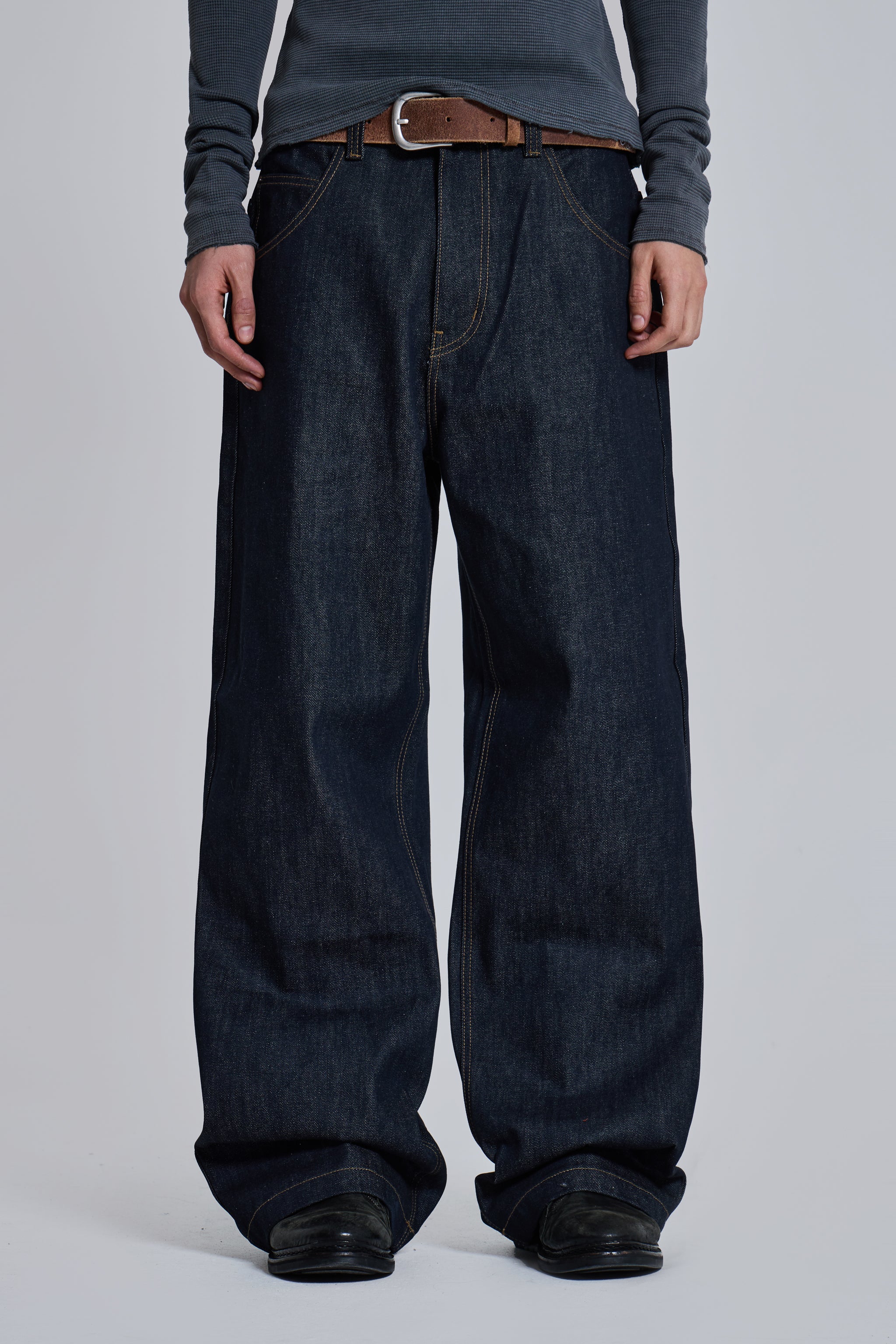 Indigo Axis Jeans | Jaded London | Clothing