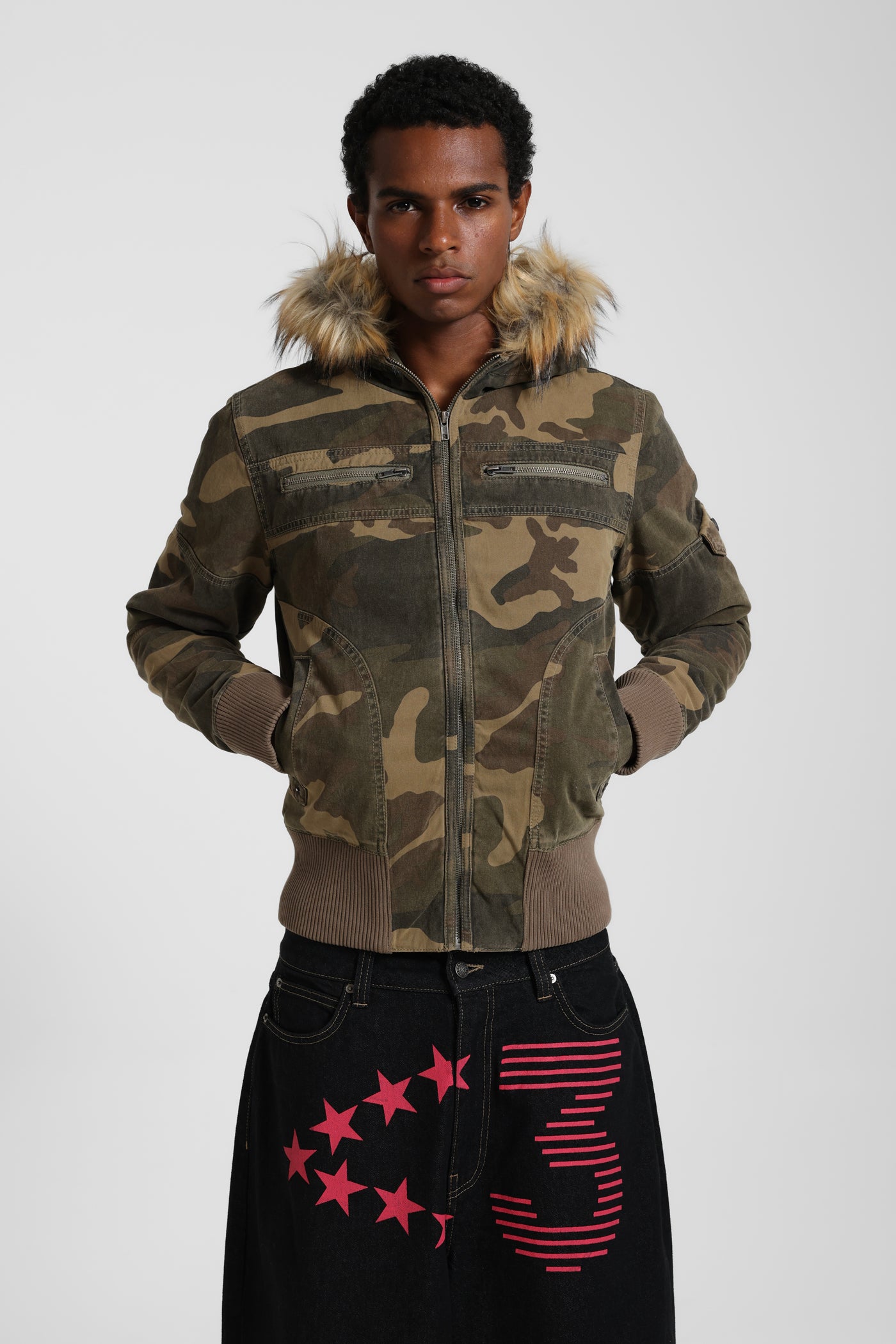 JADED LONDON カモジャケット Marshal Camo Jacket | Jaded London | Clothing