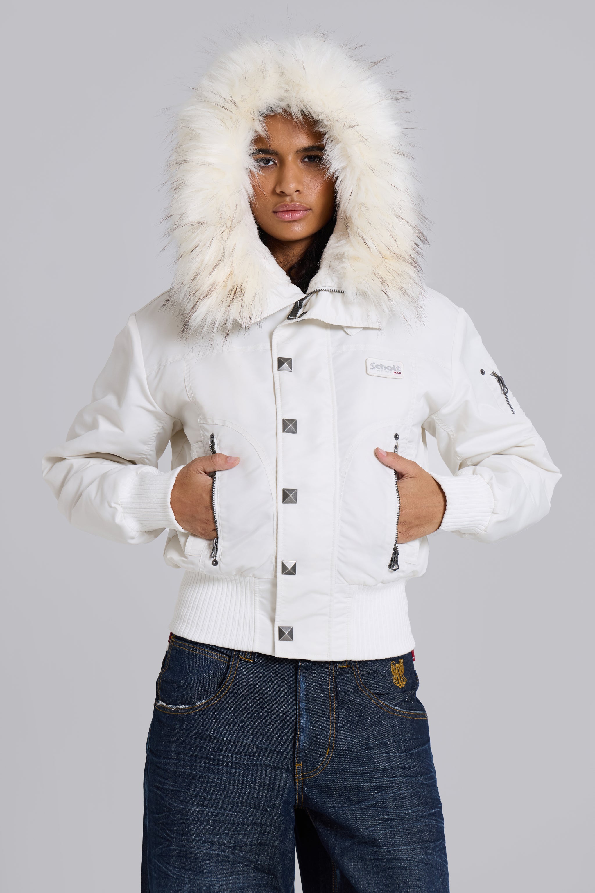 Schott Ghost MA1 Jacket | Jaded London | Clothing