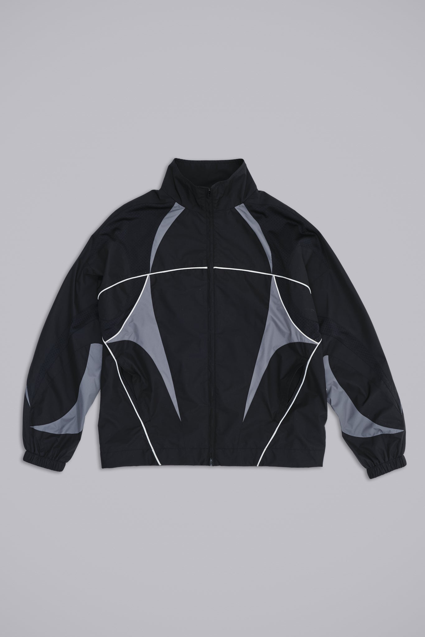 Black Panelled Vapor Jacket | Jaded London | Clothing