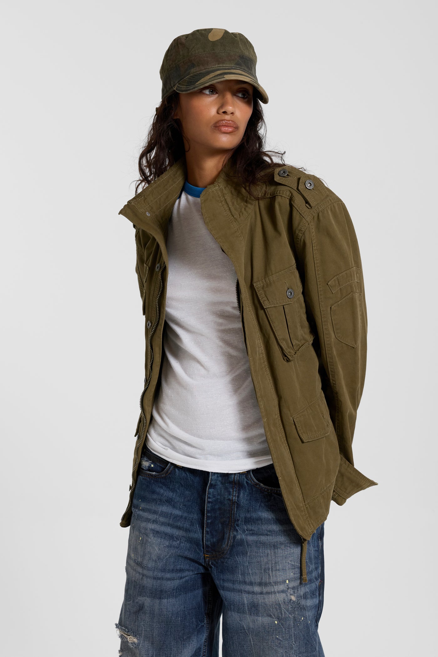 Field Khaki Jacket | Jaded London | Clothing