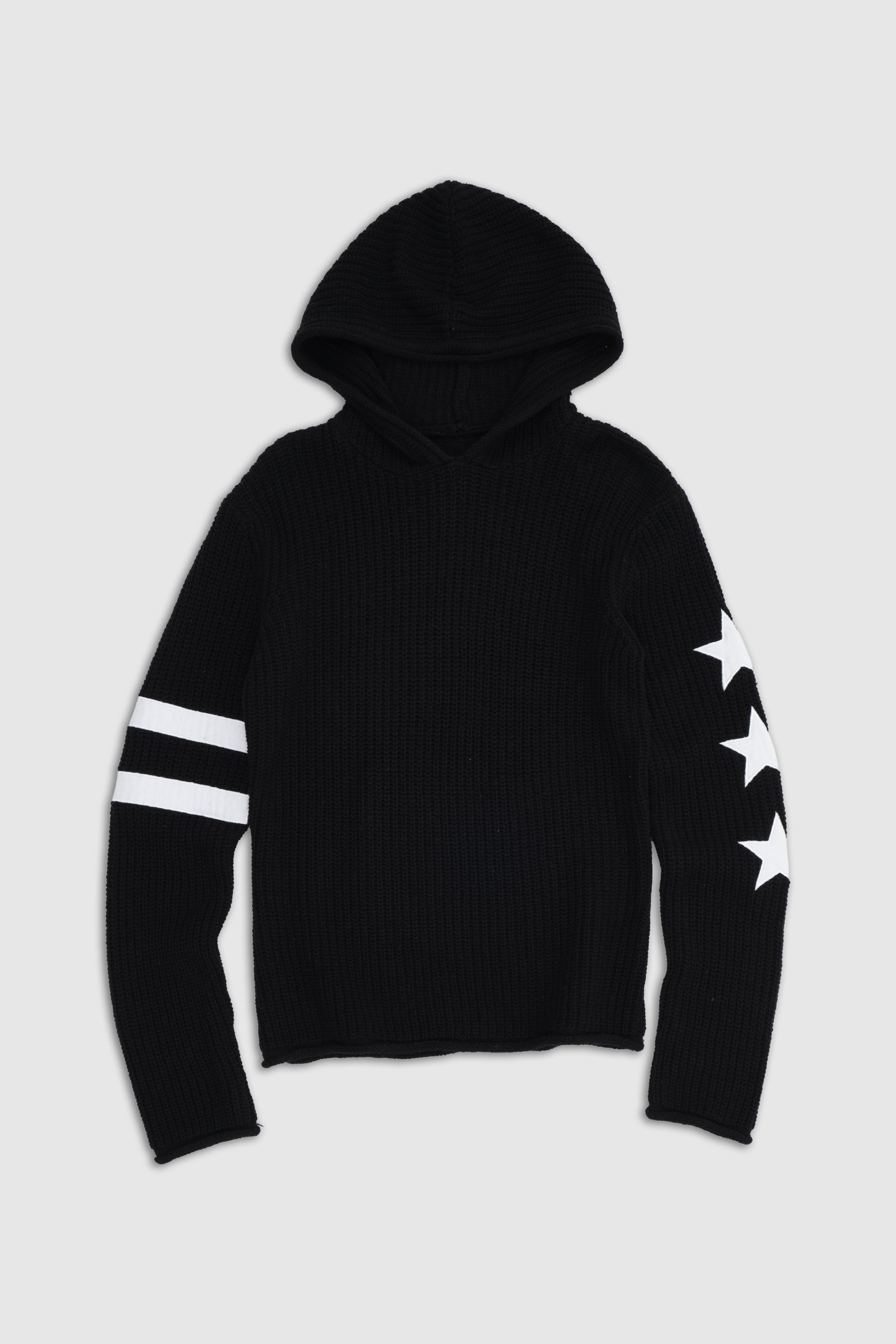 Stars and Stripes Dornan Knit Hoodie | Jaded London | Clothing