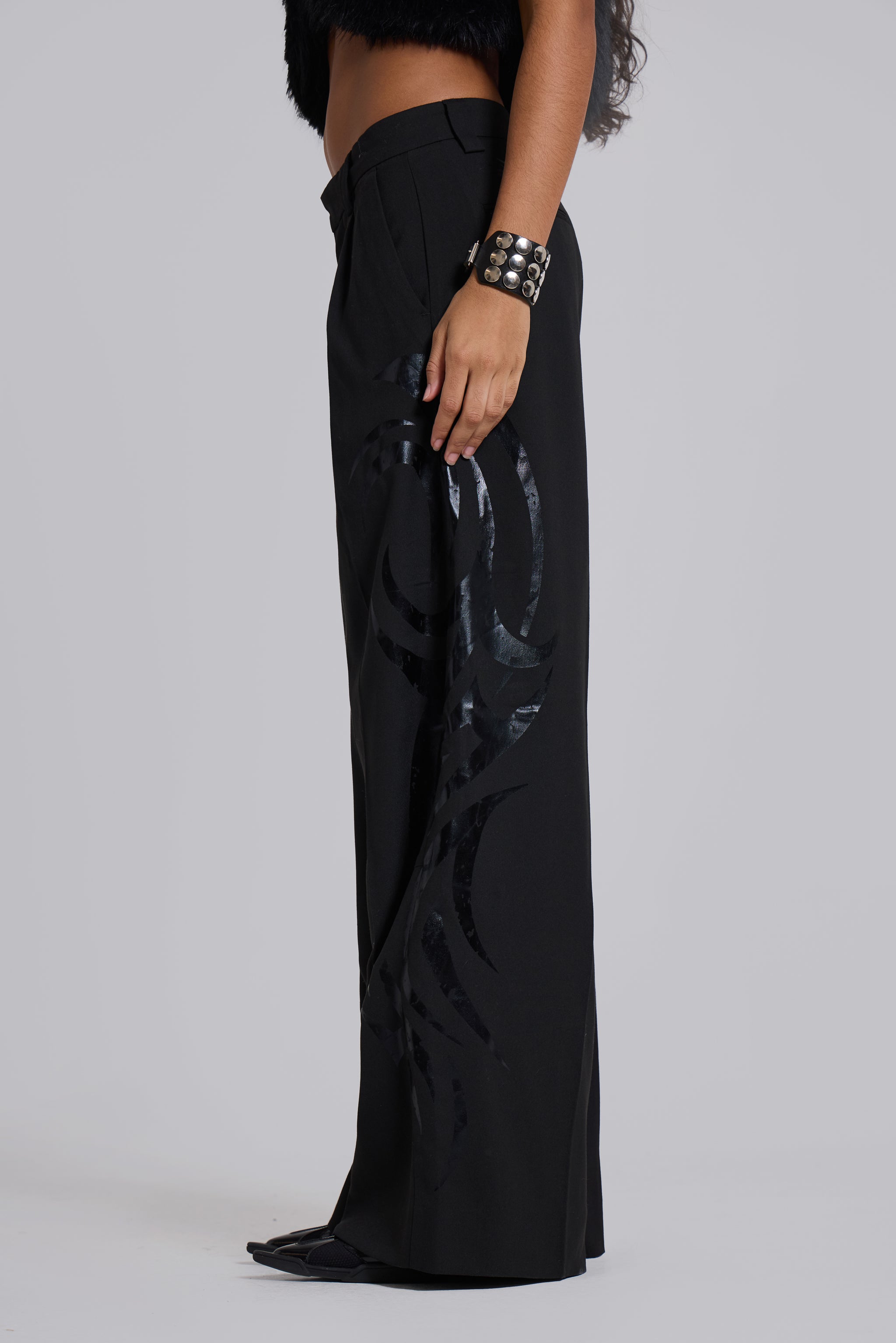 Black Blade Goliath Suit Pants | Jaded London | Clothing