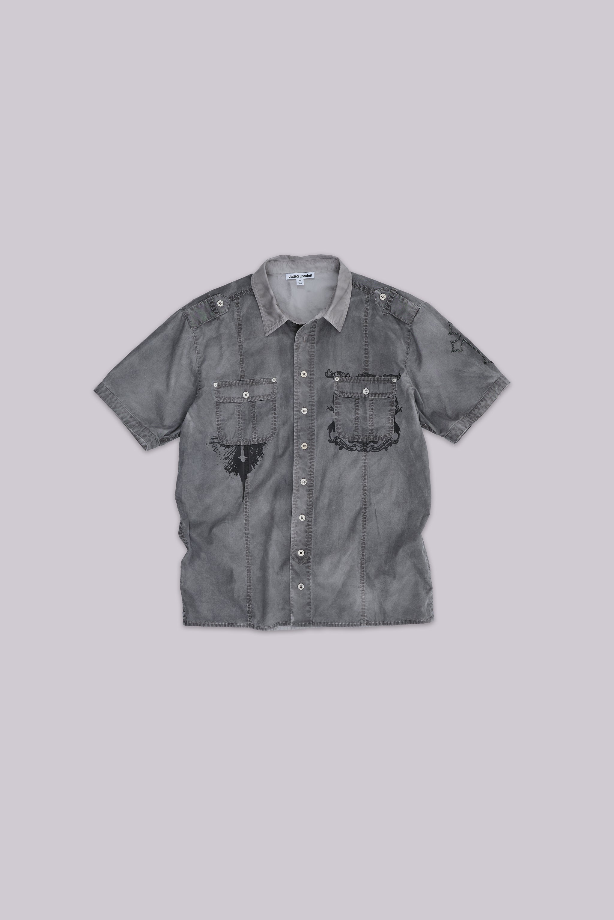 08 Studded Shirt | Jaded London | Clothing