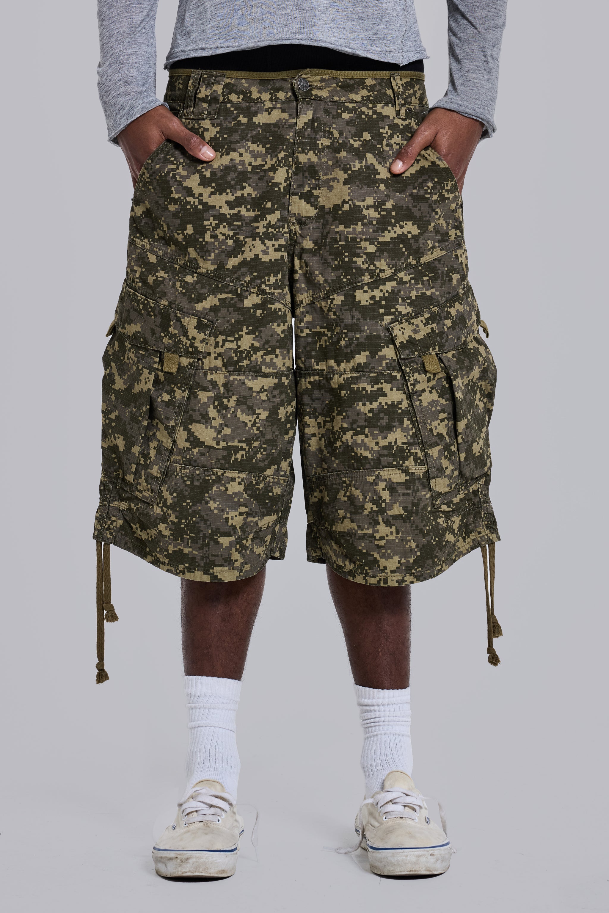 Digi Camo Cadet Shorts | Jaded London | Clothing
