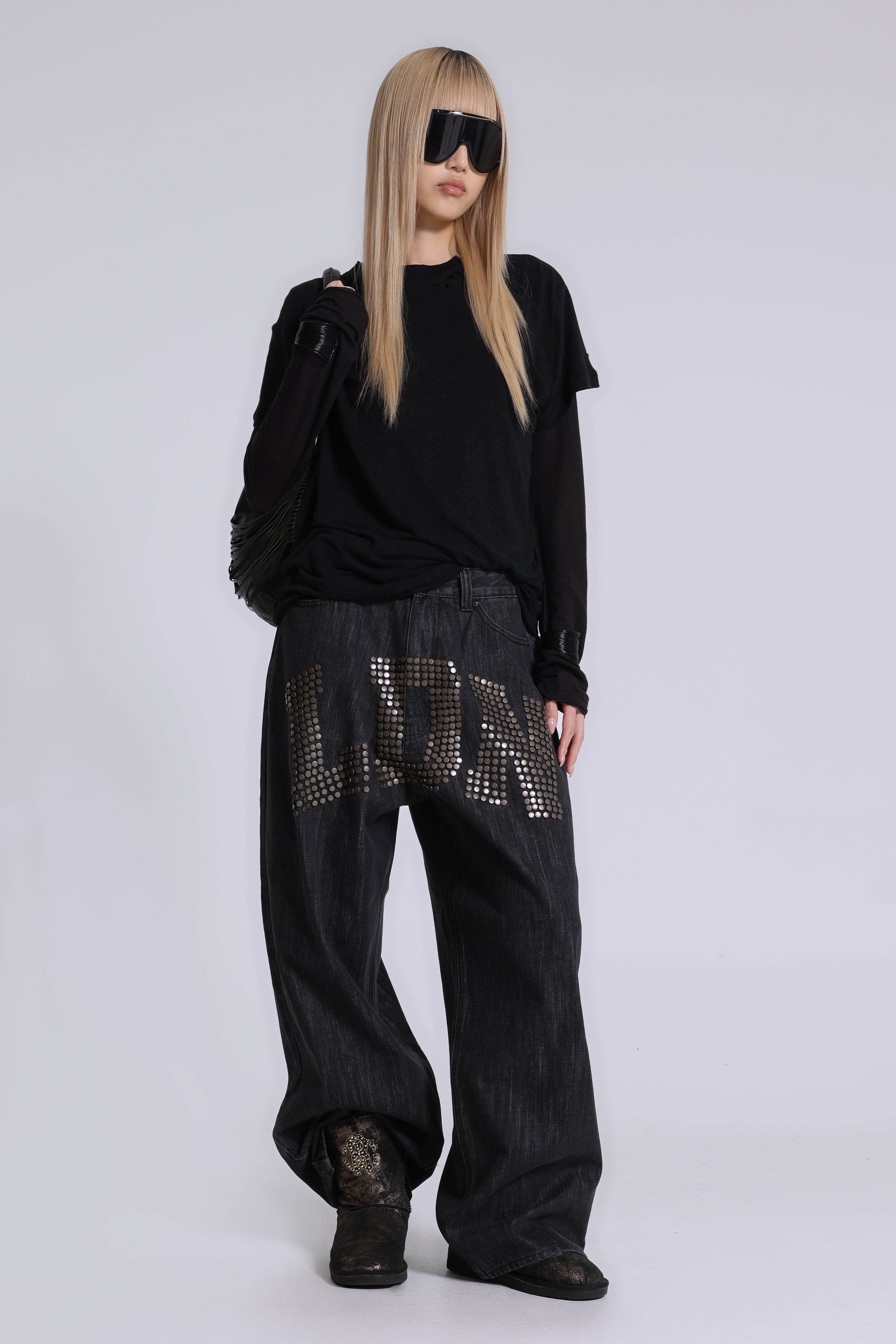 LDN Stud XL Colossus Jeans | Jaded London