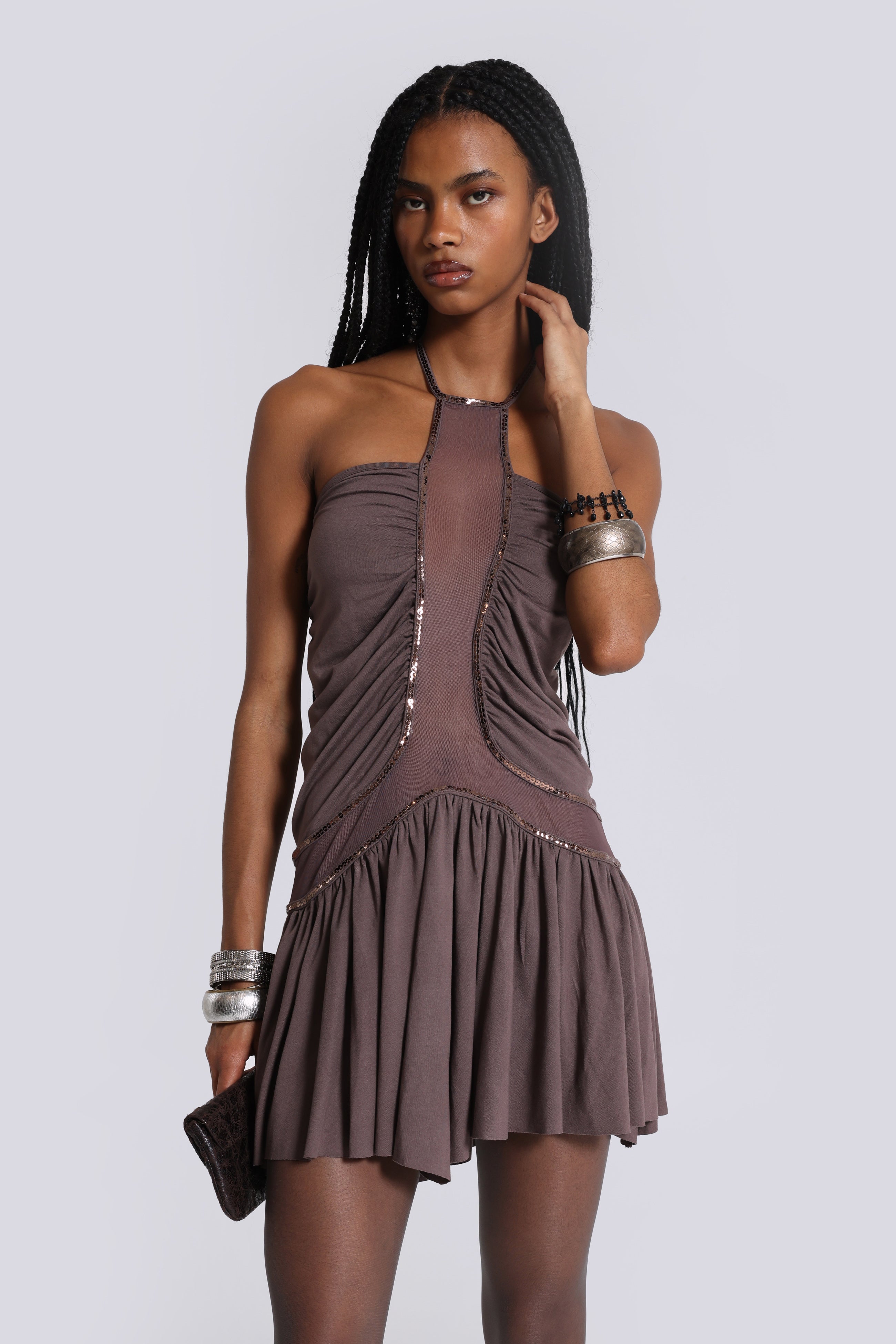Calisse Backless Mini Dress | Jaded London | Clothing