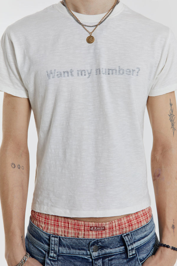 Want my number? Tee