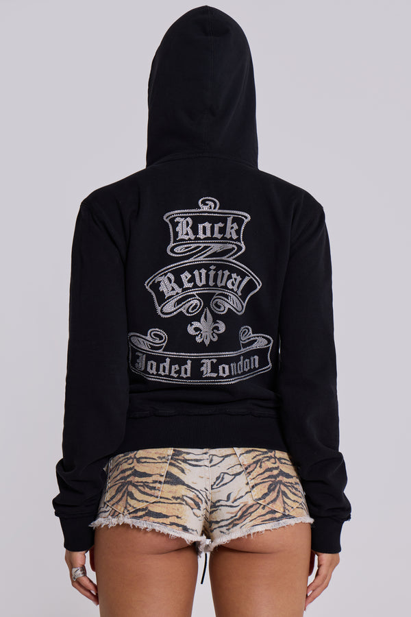 Rock Revival Diamante Mini Monster Hoodie