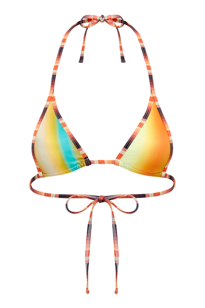 Sunset Micro Triangle Bikini Top