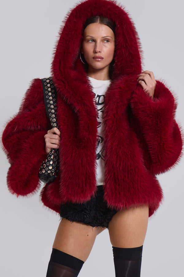 Mara Oversized Faux Fur Coat