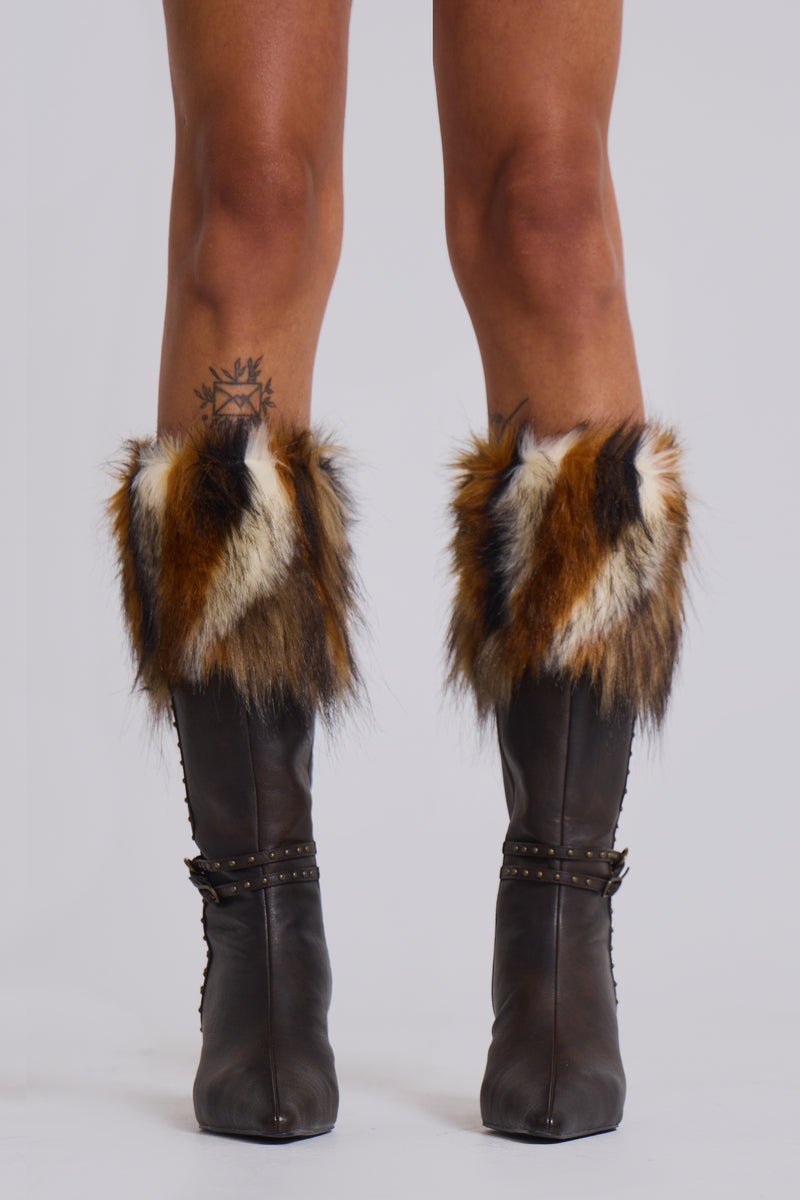 Fauna Faux Fur Heeled Boot