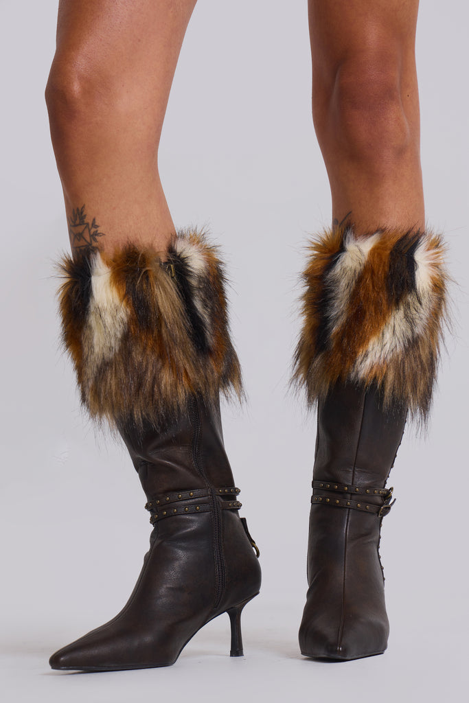 Fauna Faux Fur Heeled Boot