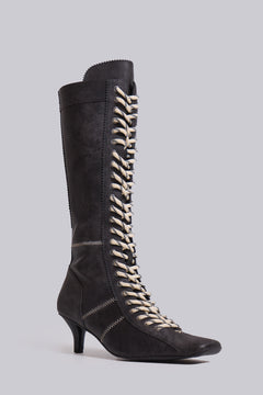 Black Brooke Boxing Boot - UK 3 / Black