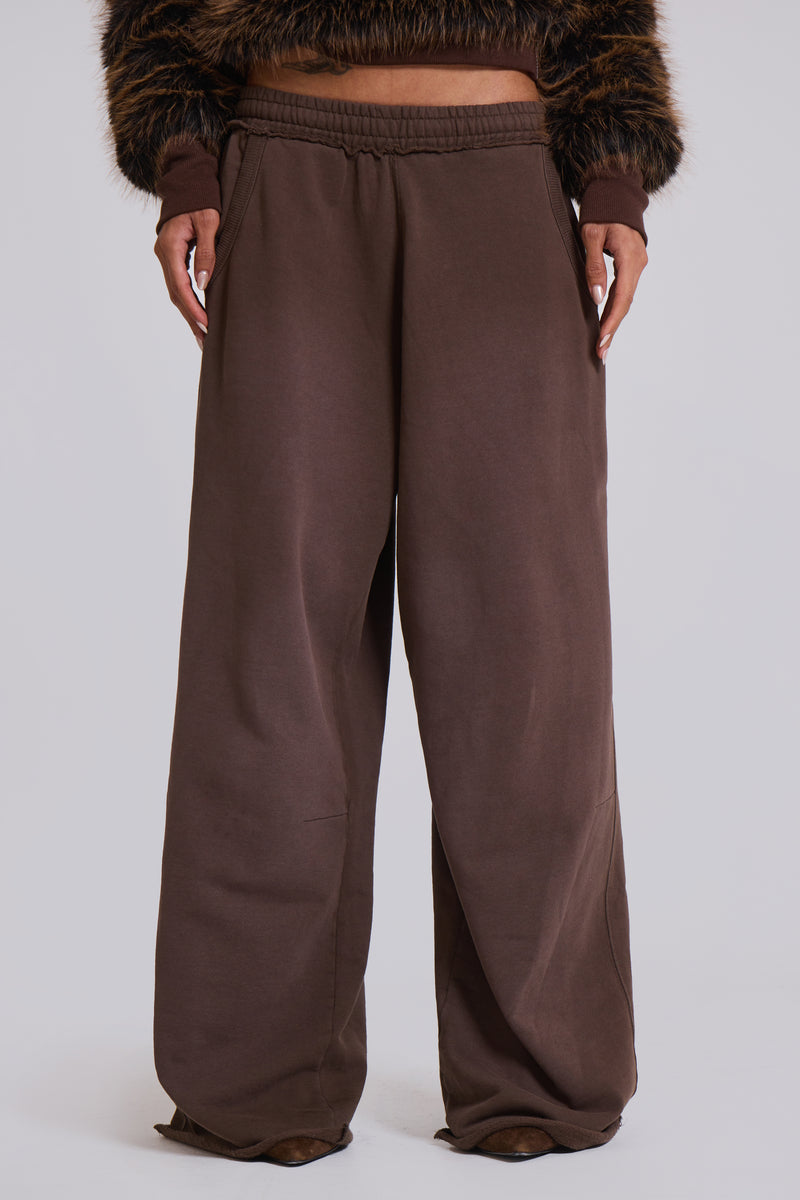 Brown Baggy Monster Joggers