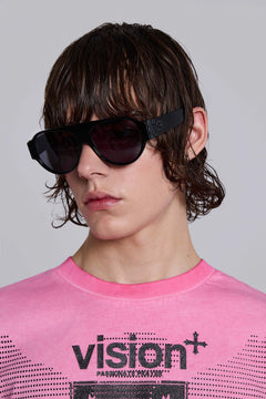 Drummer Aviator Sunglasses - ONE SIZE / Black