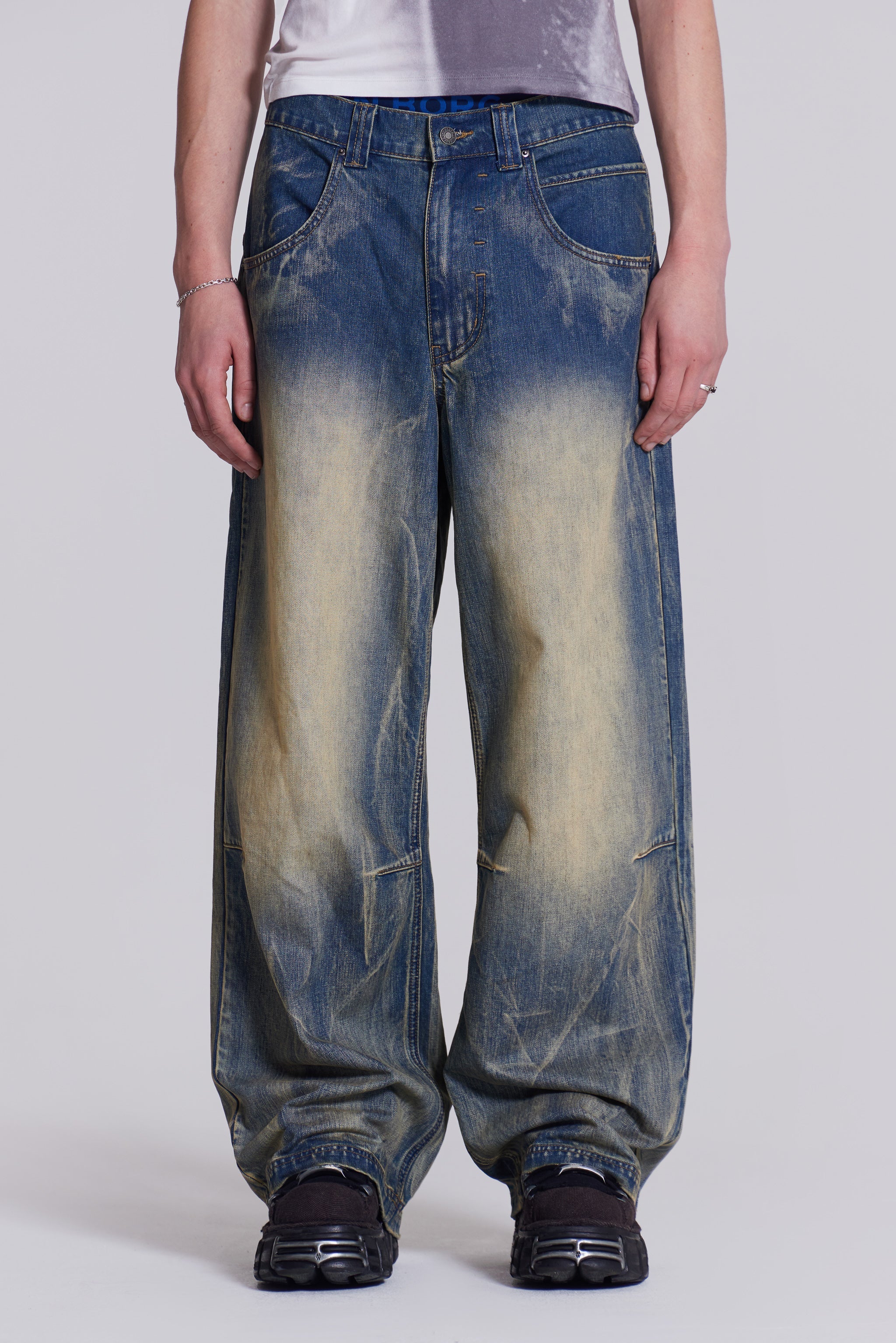 Blue Ethereal Colossus Jeans