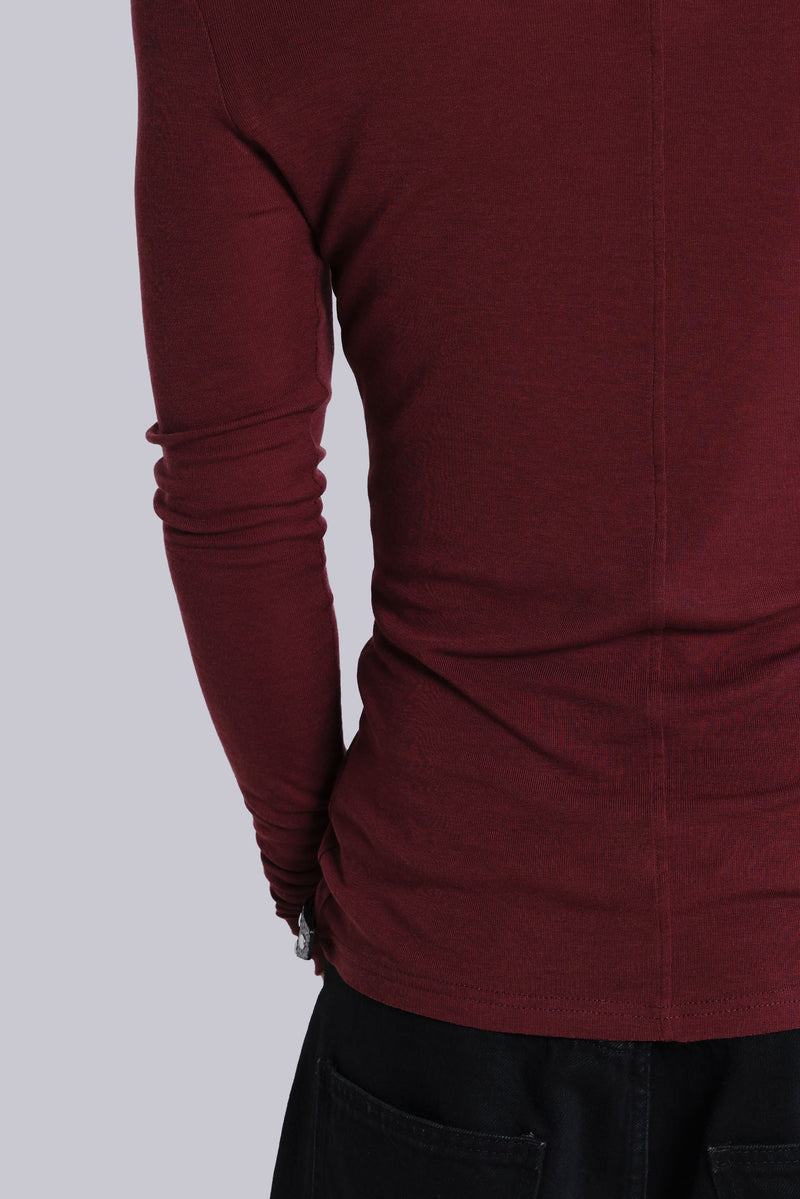 Burgundy Haze Long Sleeve Top